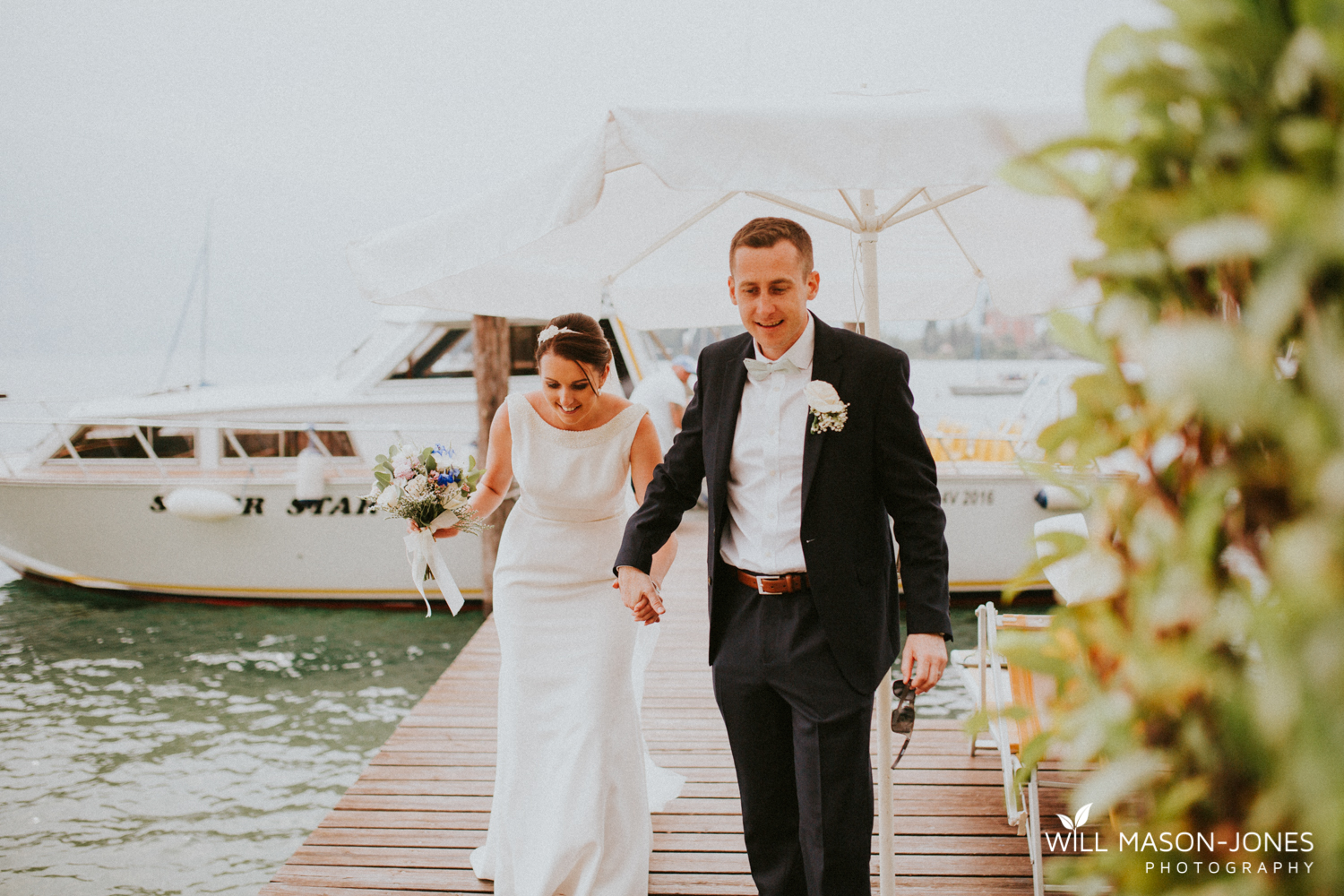  la voglia lake garda italy wedding reception jetty party 