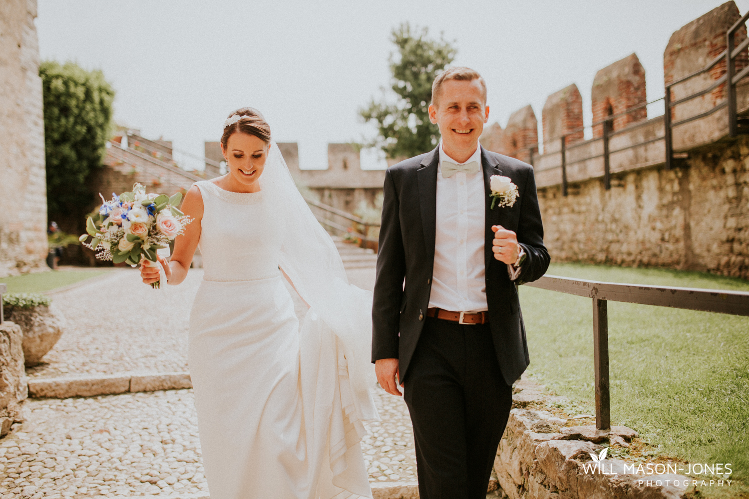  lake garda weddings italy malcesine castle couple photographs 