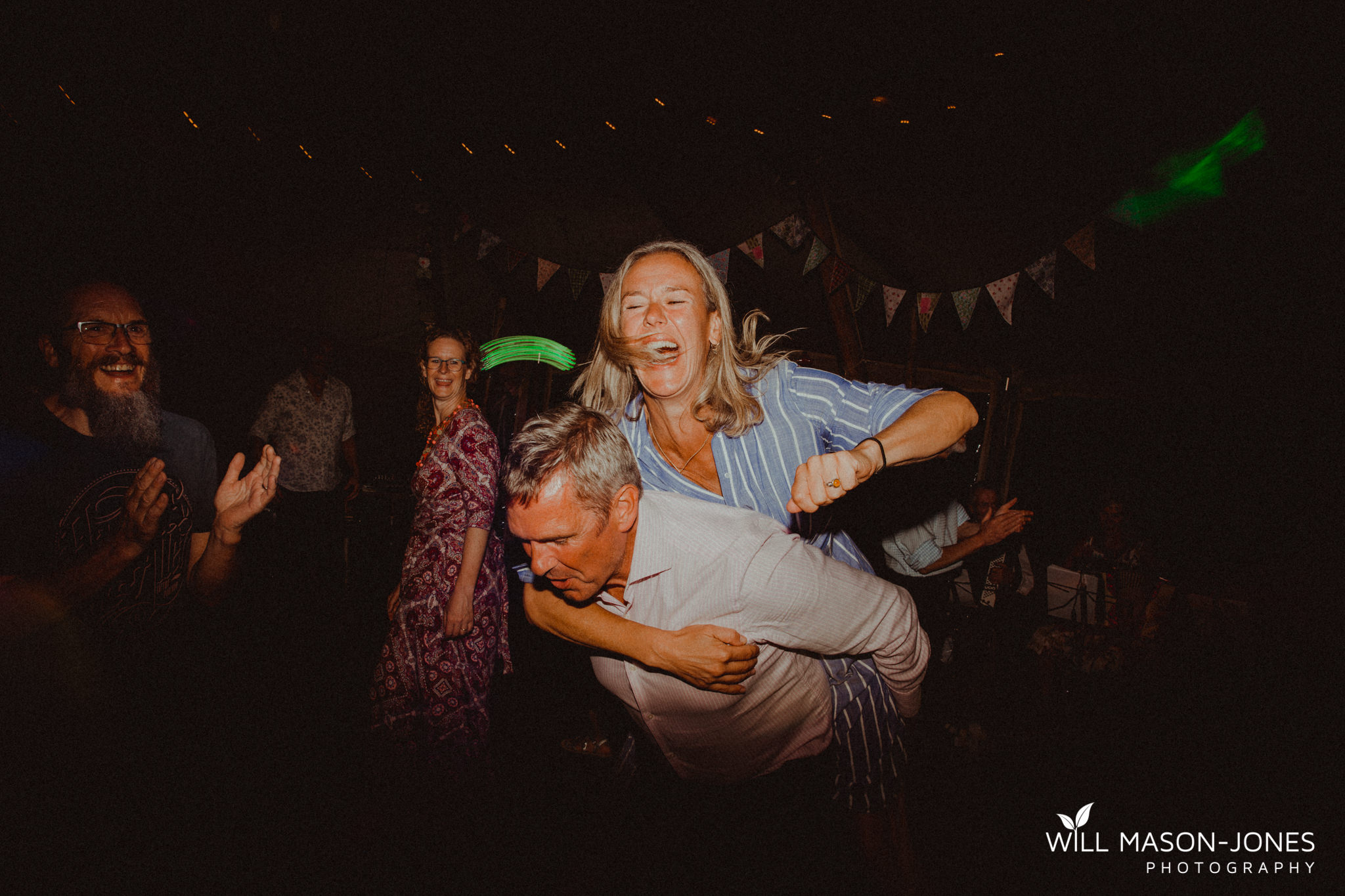  pen y banc farm wedding evening ceilidh dancing tipi photography 