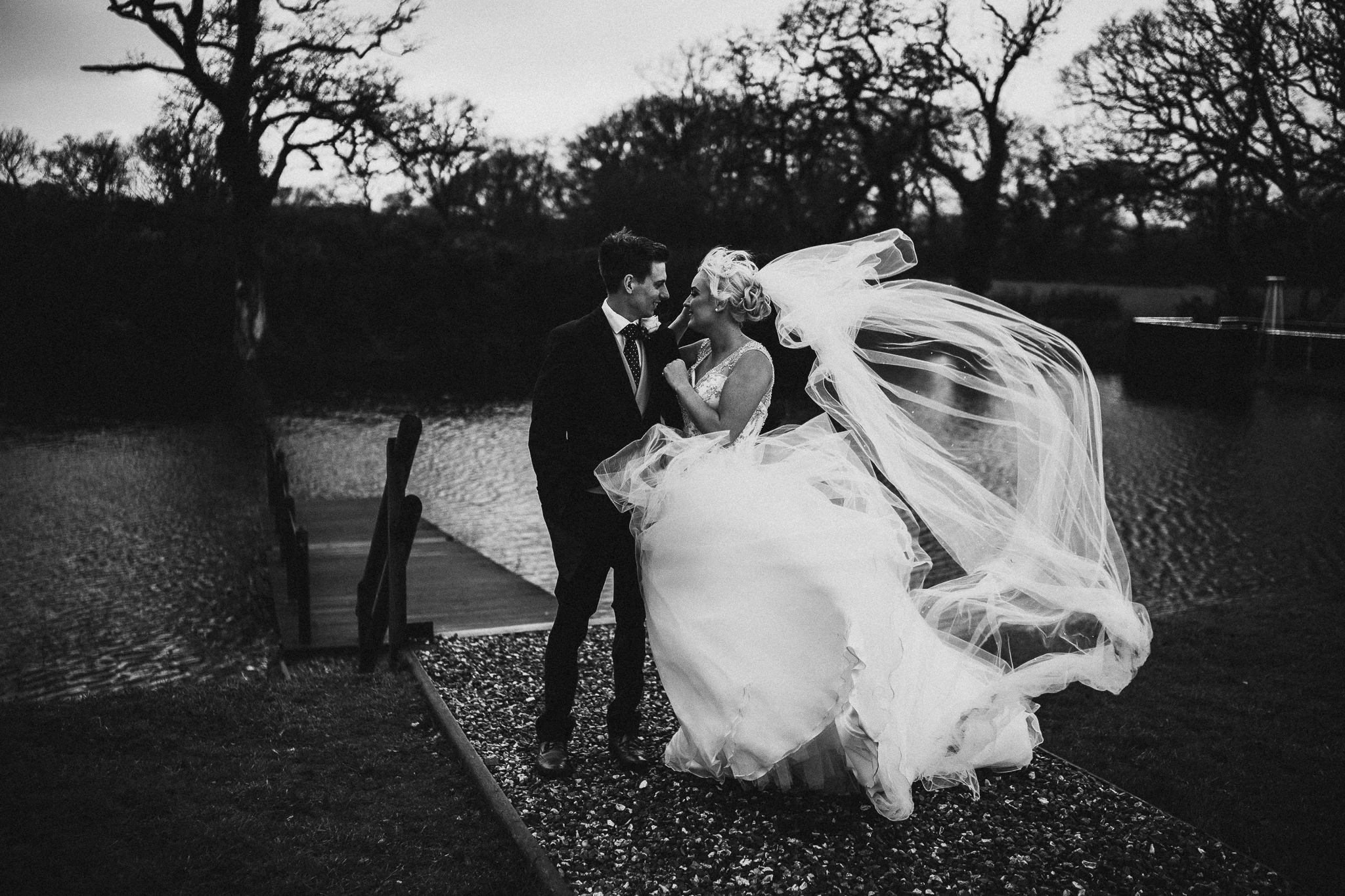 oldwalls-winter-wedding-photographers-swansea-wet-windy-rain