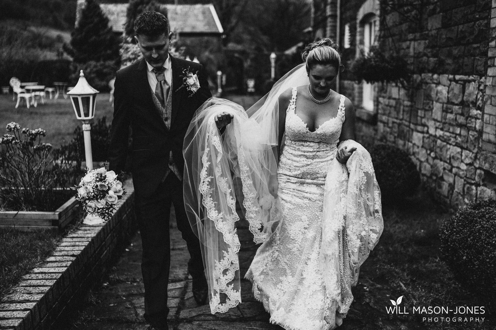  craig y nos castle weddings couple portraits grounds natural photography 