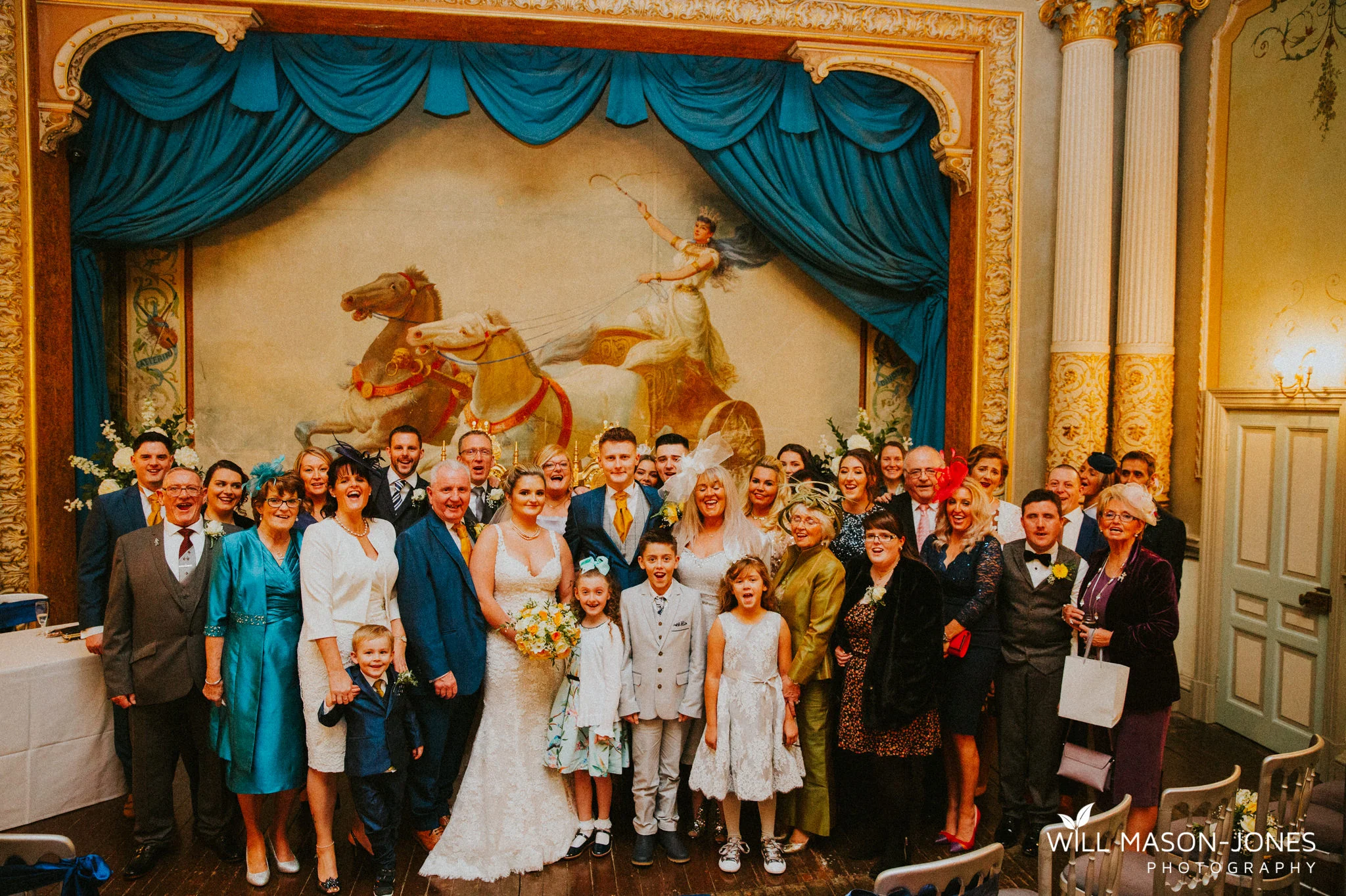  craig y nos castle weddings evening reception fun dancefloor photography 