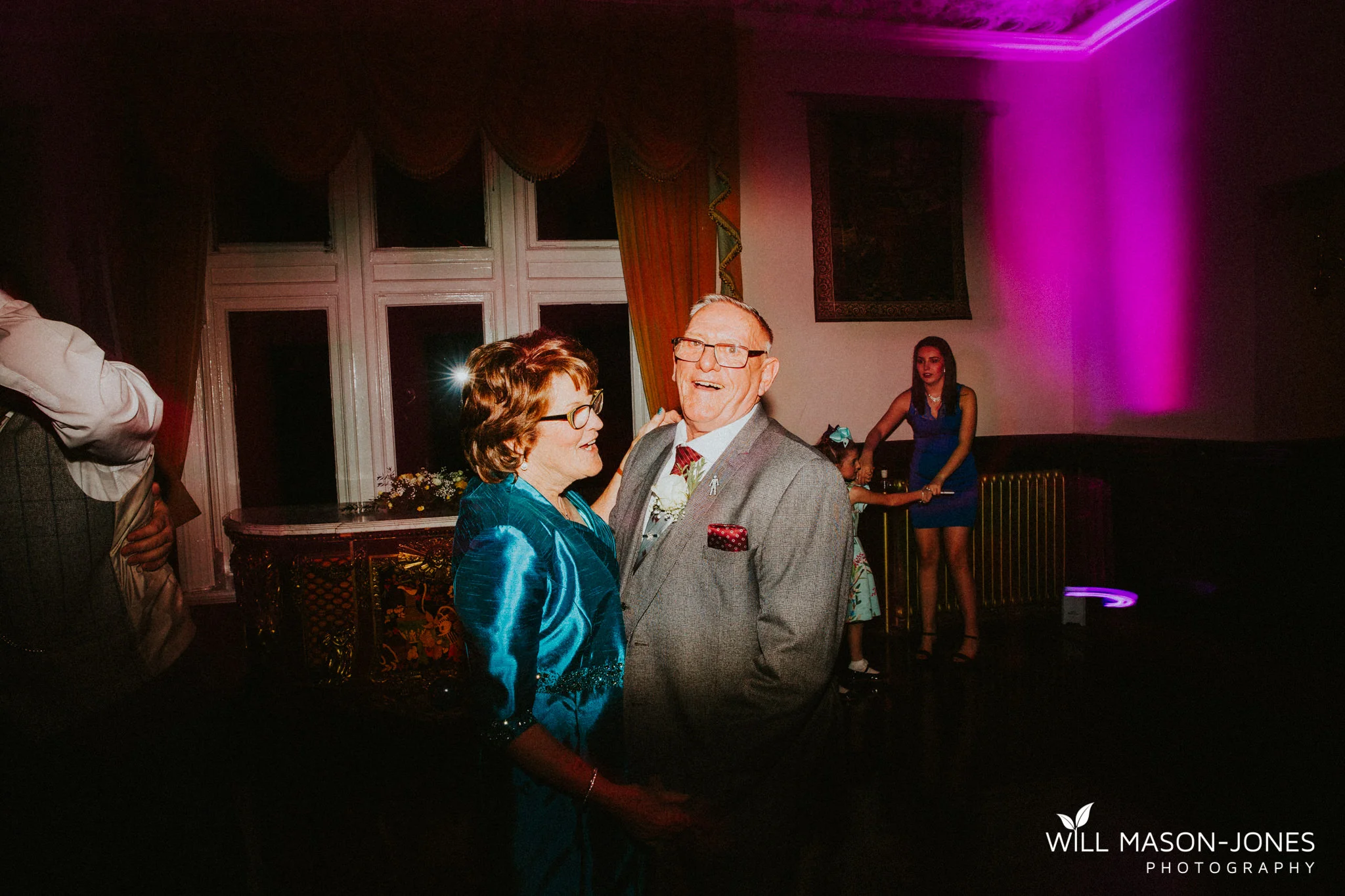  craig y nos castle weddings evening reception fun dancefloor photography 