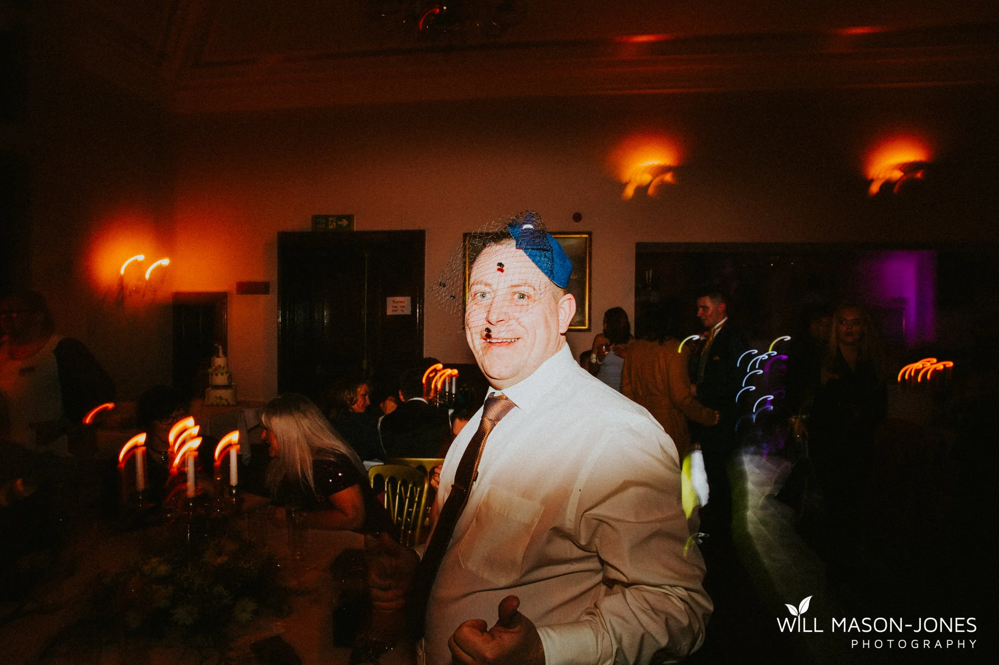  craig y nos castle weddings evening reception fun dancefloor photography 