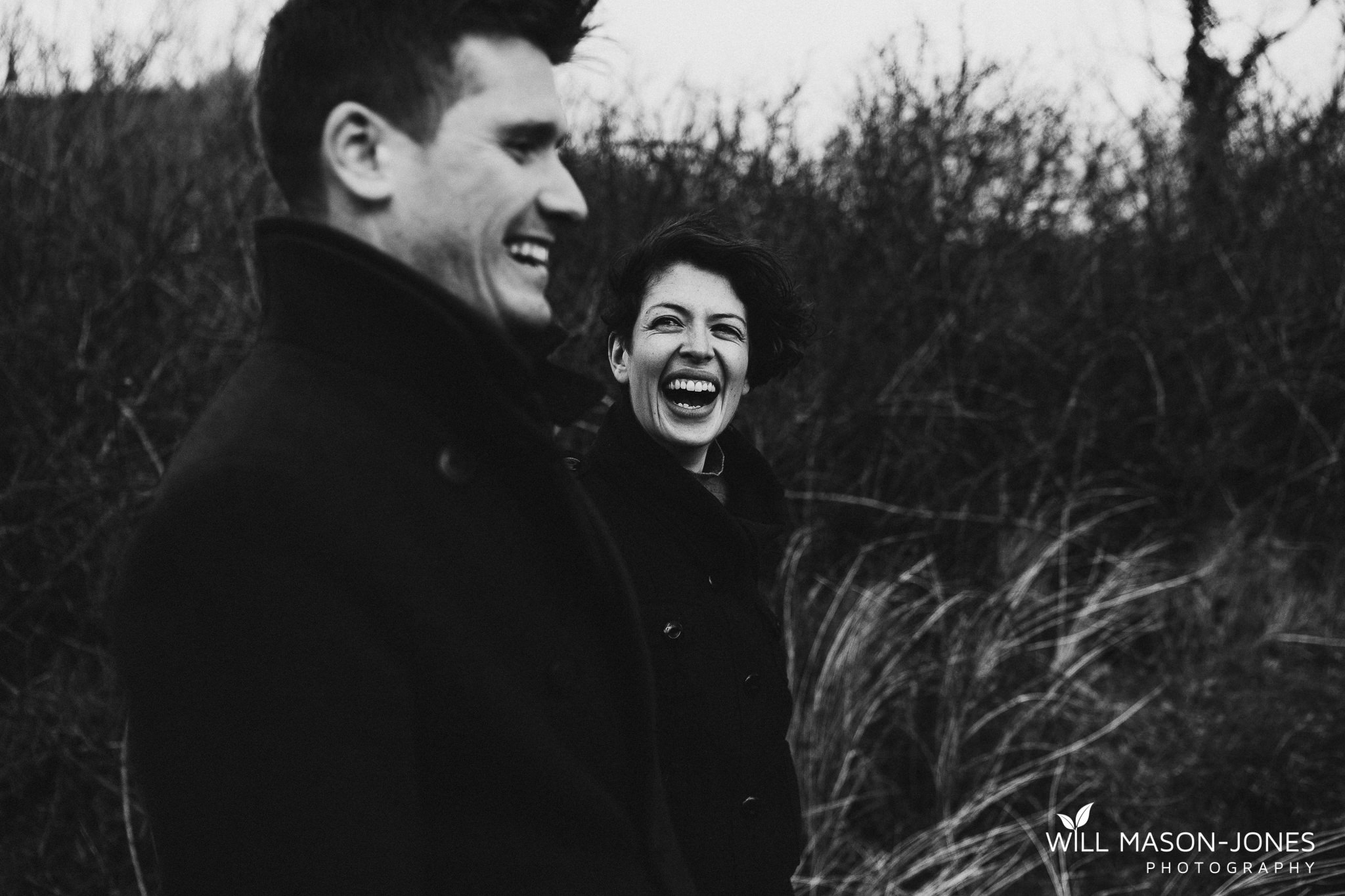 three cliffs bay swansea pre wedding couple photography earthy colourful relaxed photographer
