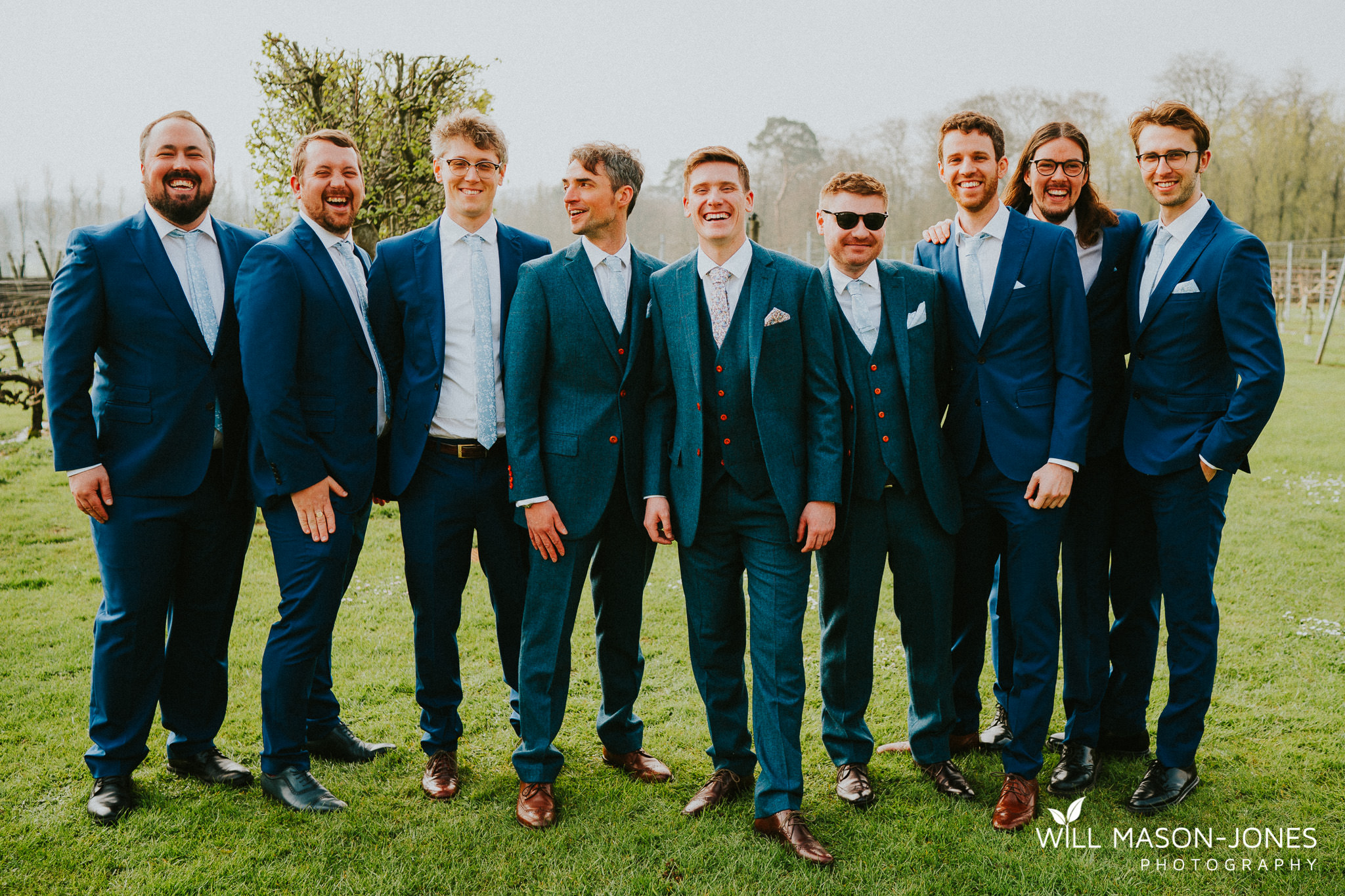  relaxed fun bridal and groom preparations at llanerch vineyard cardiff wedding 