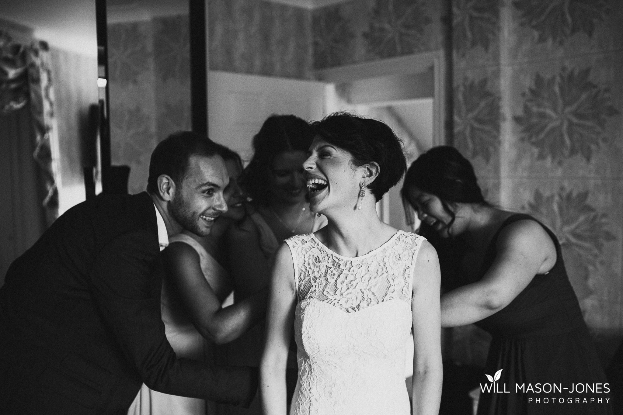  relaxed fun bridal and groom preparations at llanerch vineyard cardiff wedding 