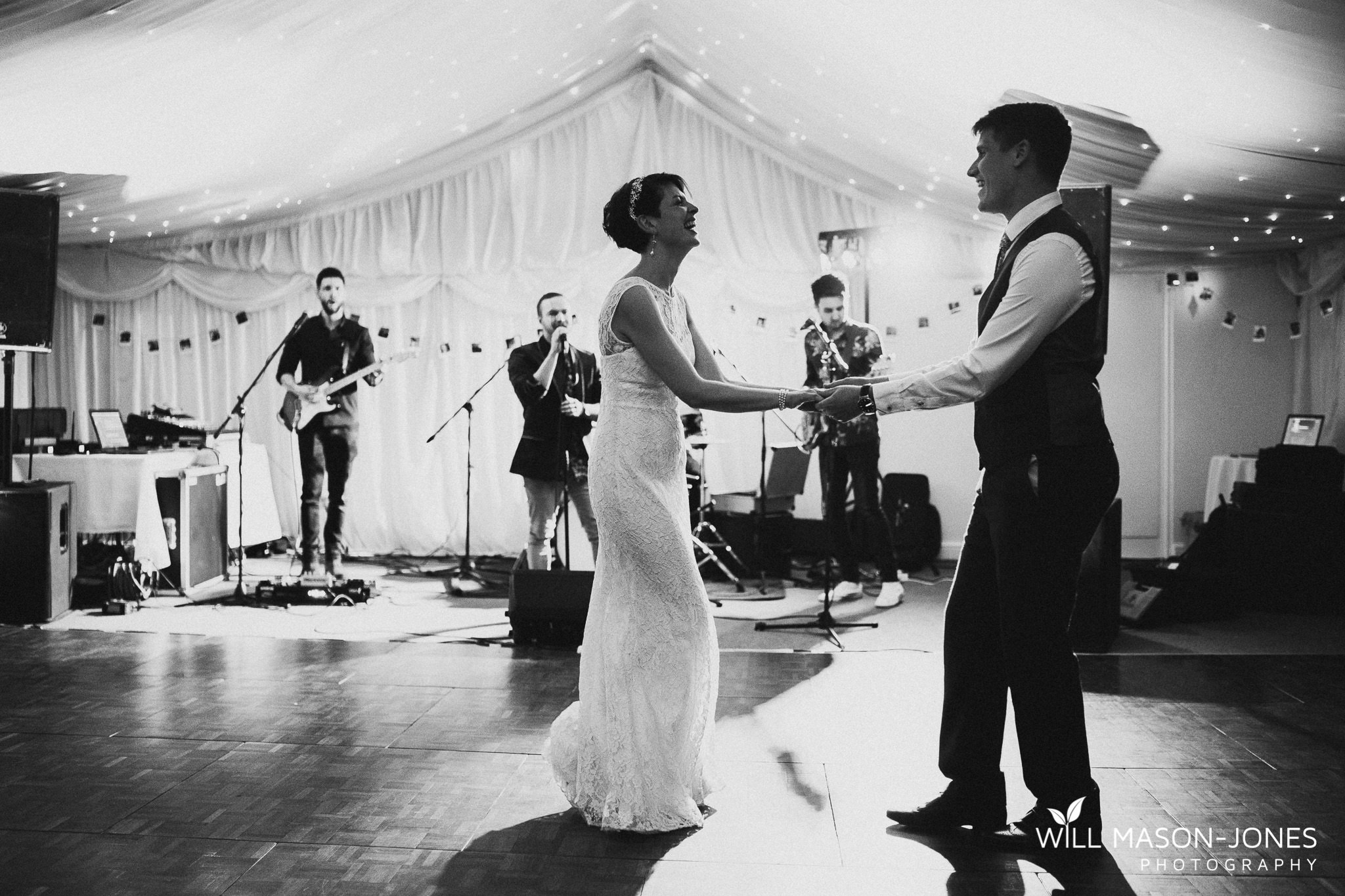  colourful energetic fun dancefloor dancing photography llanerch vineyard wedding cardiff 