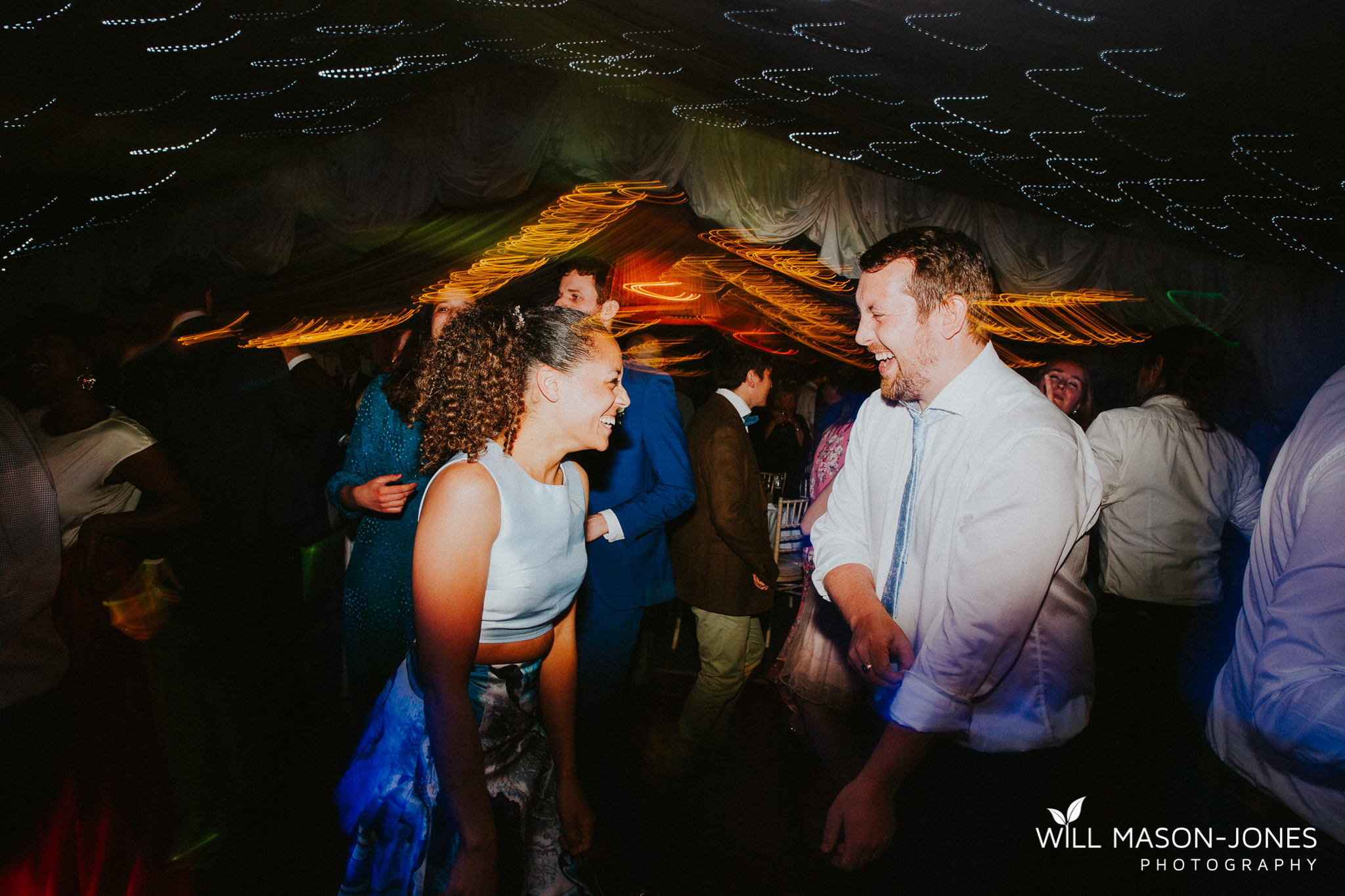  colourful energetic fun dancefloor dancing photography llanerch vineyard wedding cardiff 