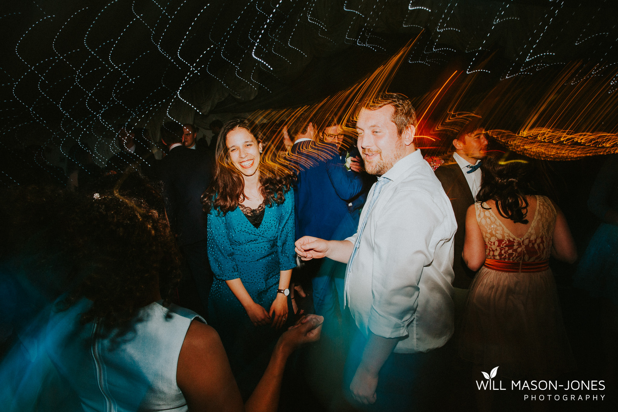  colourful energetic fun dancefloor dancing photography llanerch vineyard wedding cardiff 