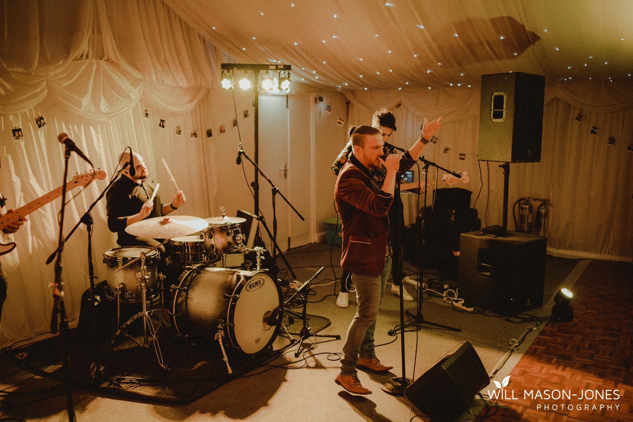  colourful energetic fun dancefloor dancing photography llanerch vineyard wedding cardiff 