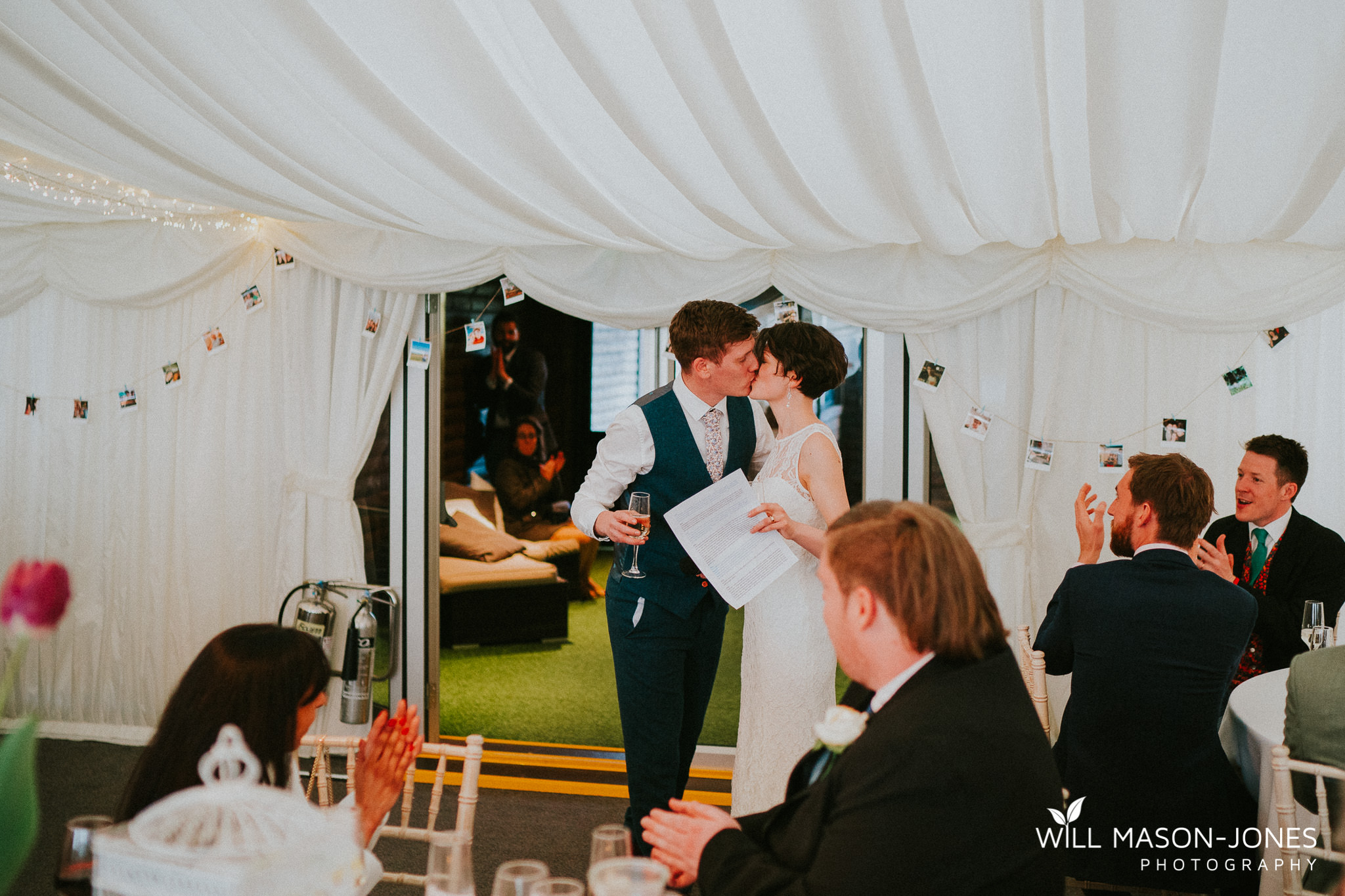  llanerch vineyard wedding reception marquee breakfastphotography colourful 