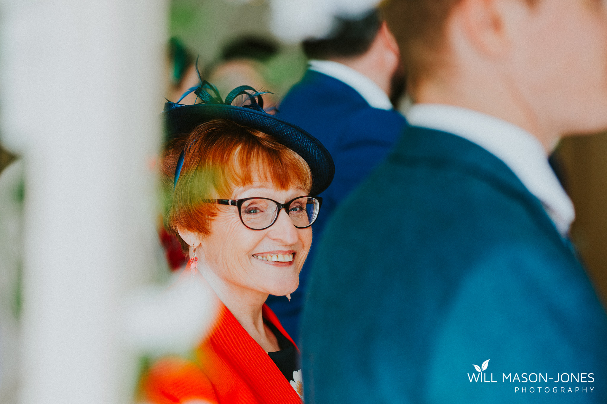  fun happy colourful wedding ceremony photography llanerch vineyard cardiff 