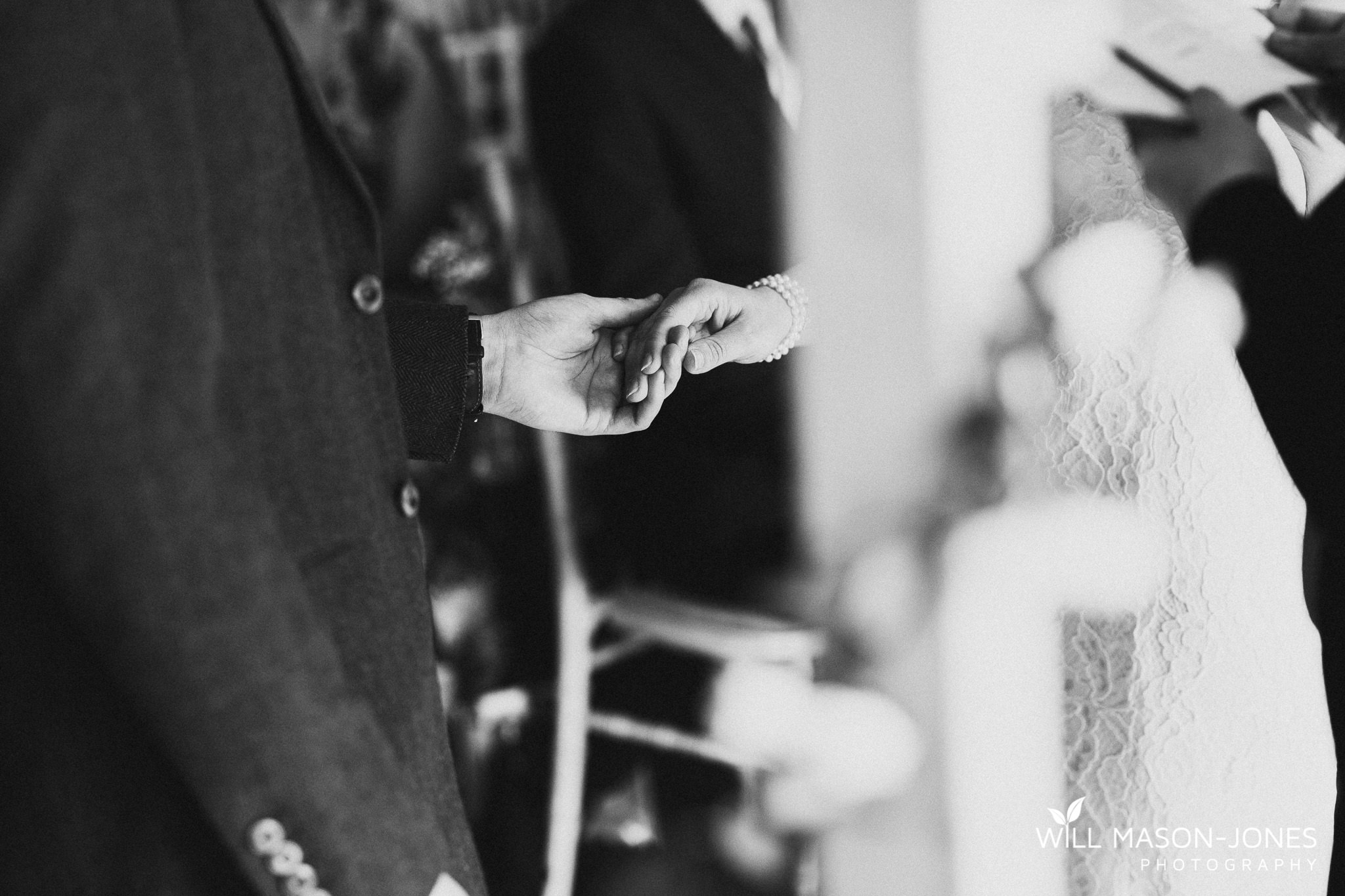  fun happy colourful wedding ceremony photography llanerch vineyard cardiff 