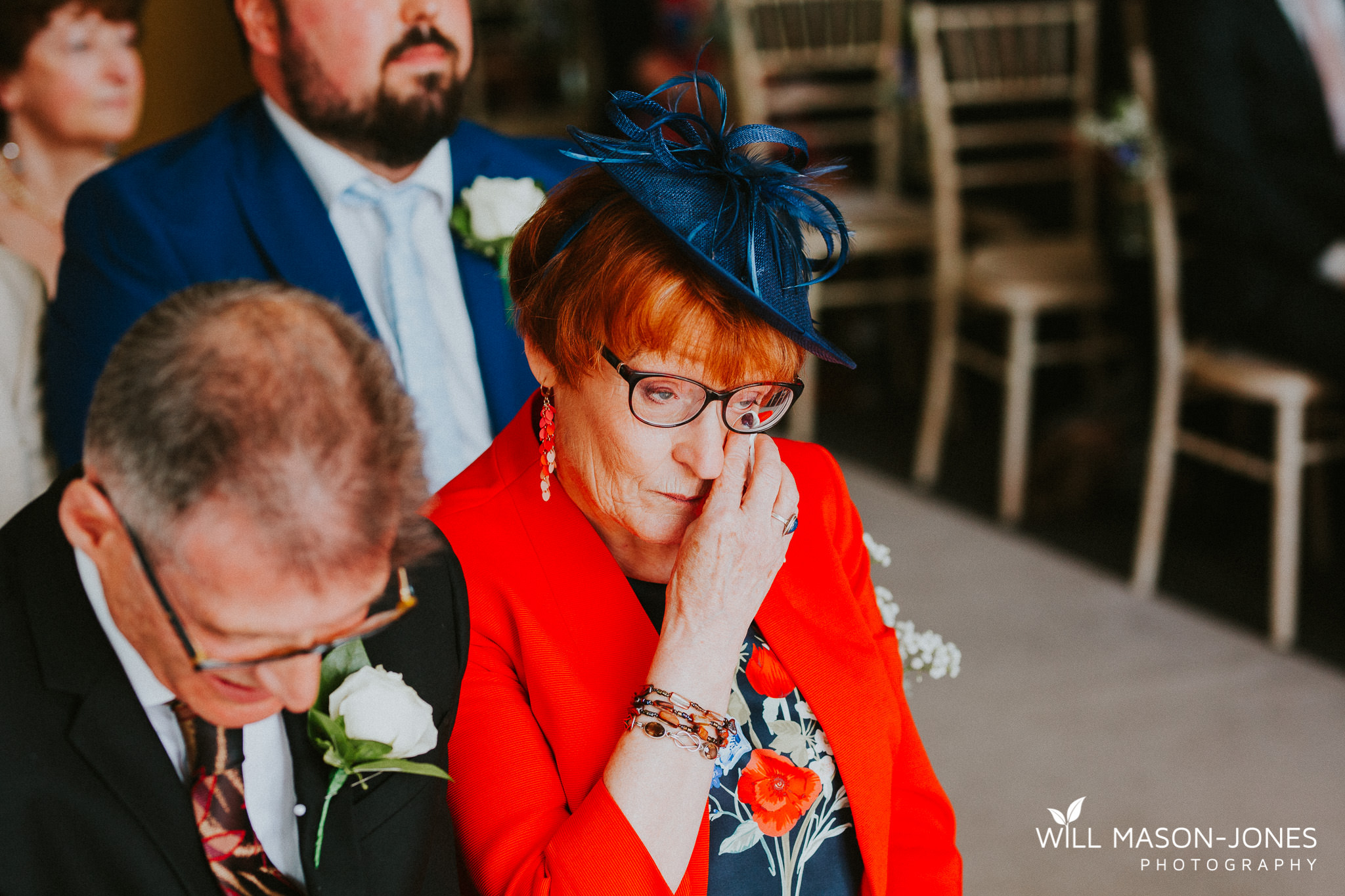  fun happy colourful wedding ceremony photography llanerch vineyard cardiff 