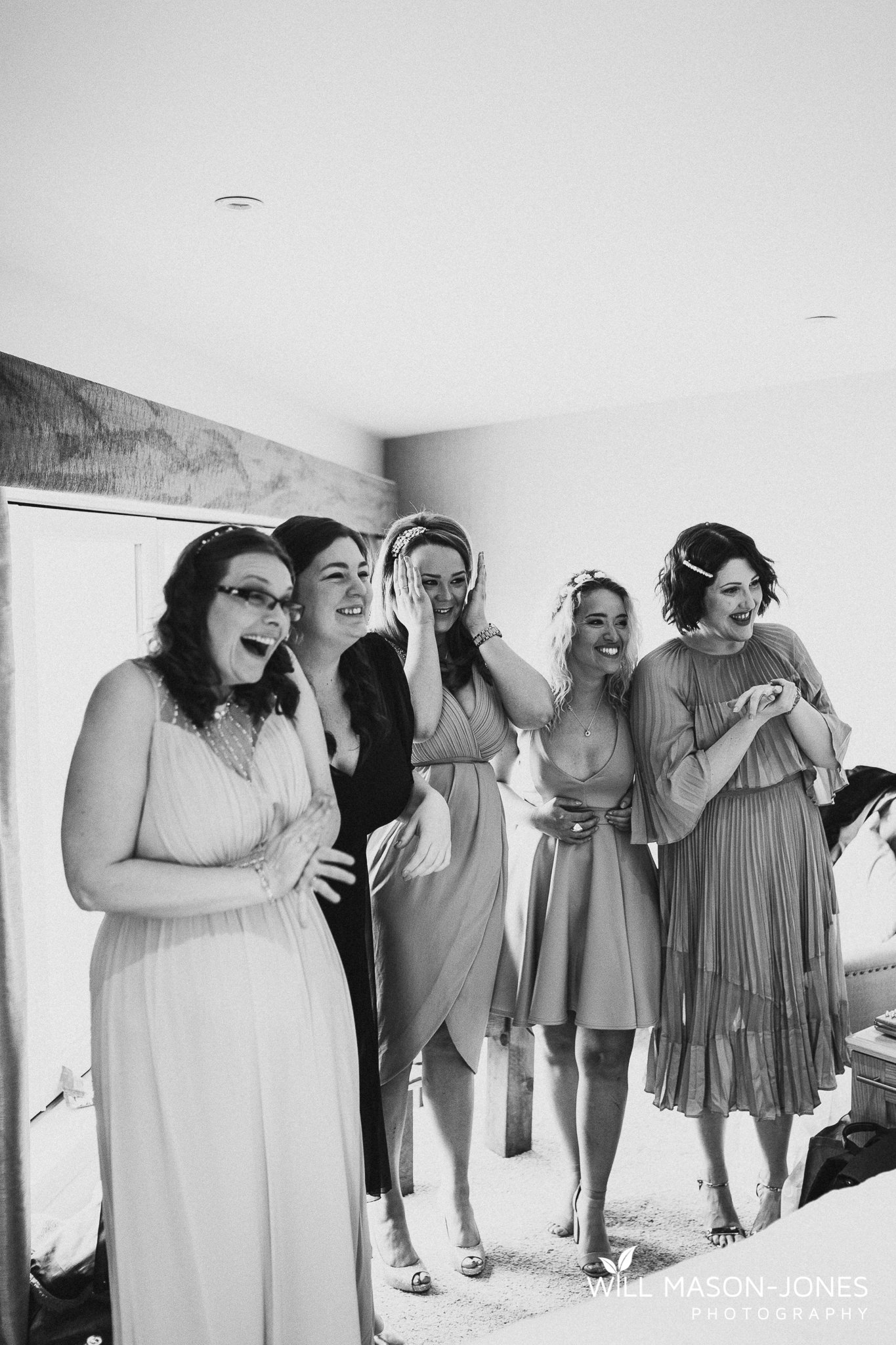  alternative colourful relaxed groom and bridal preparations photography oxwich bay hotel swansea 