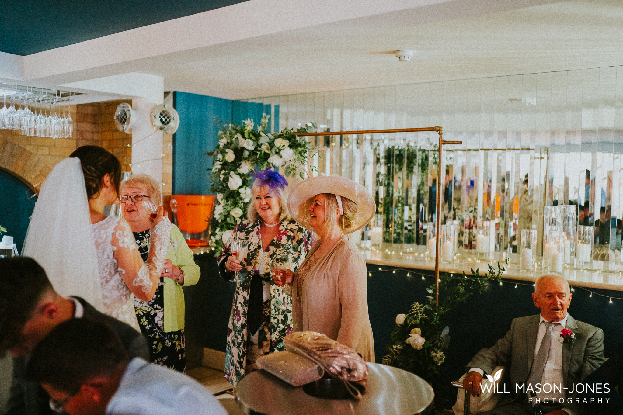  morgans hotel swansea wedding guests reception decorations 