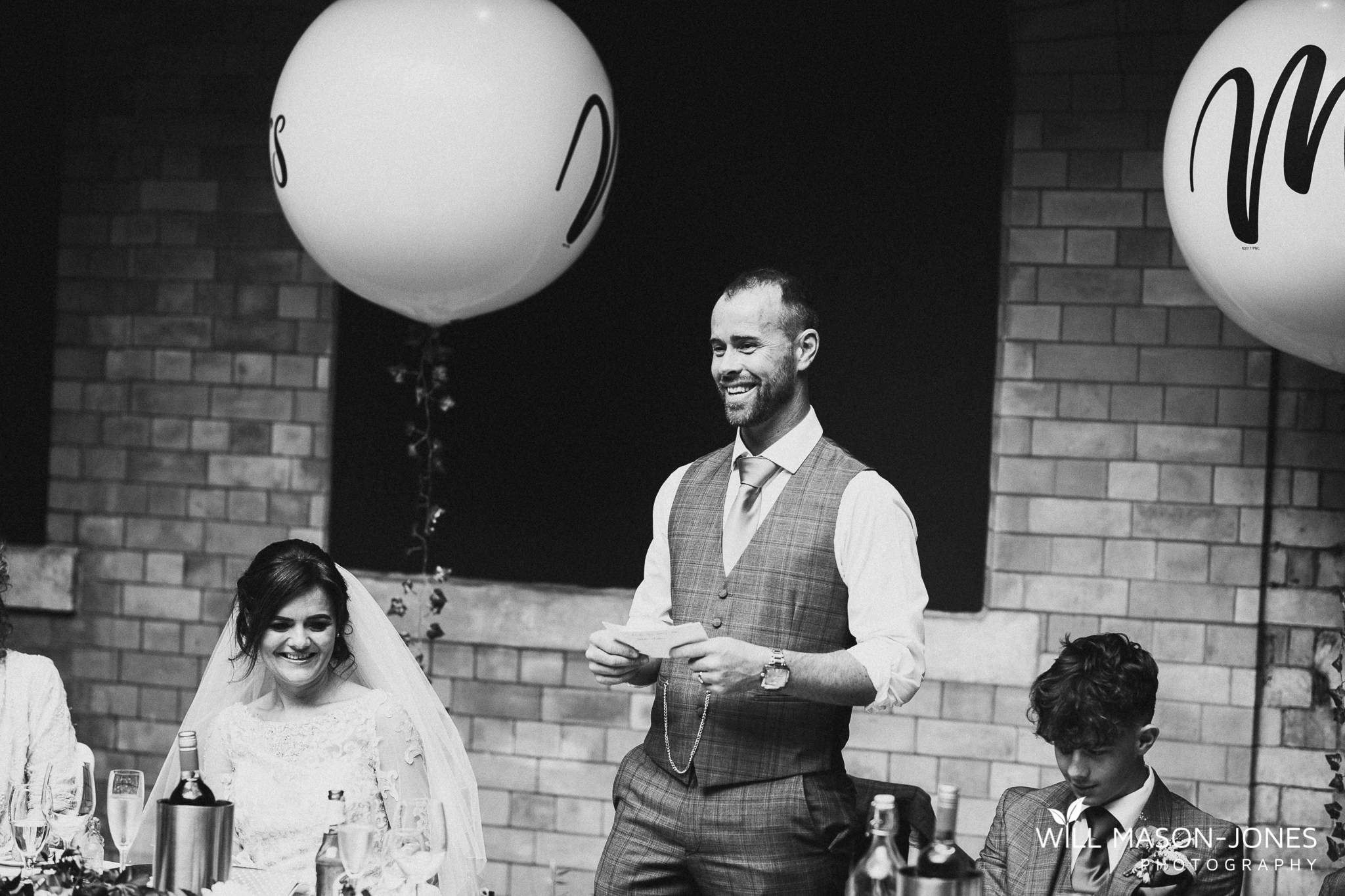  candid natural wedding photography morgans hotel swansea reception dancefloor 