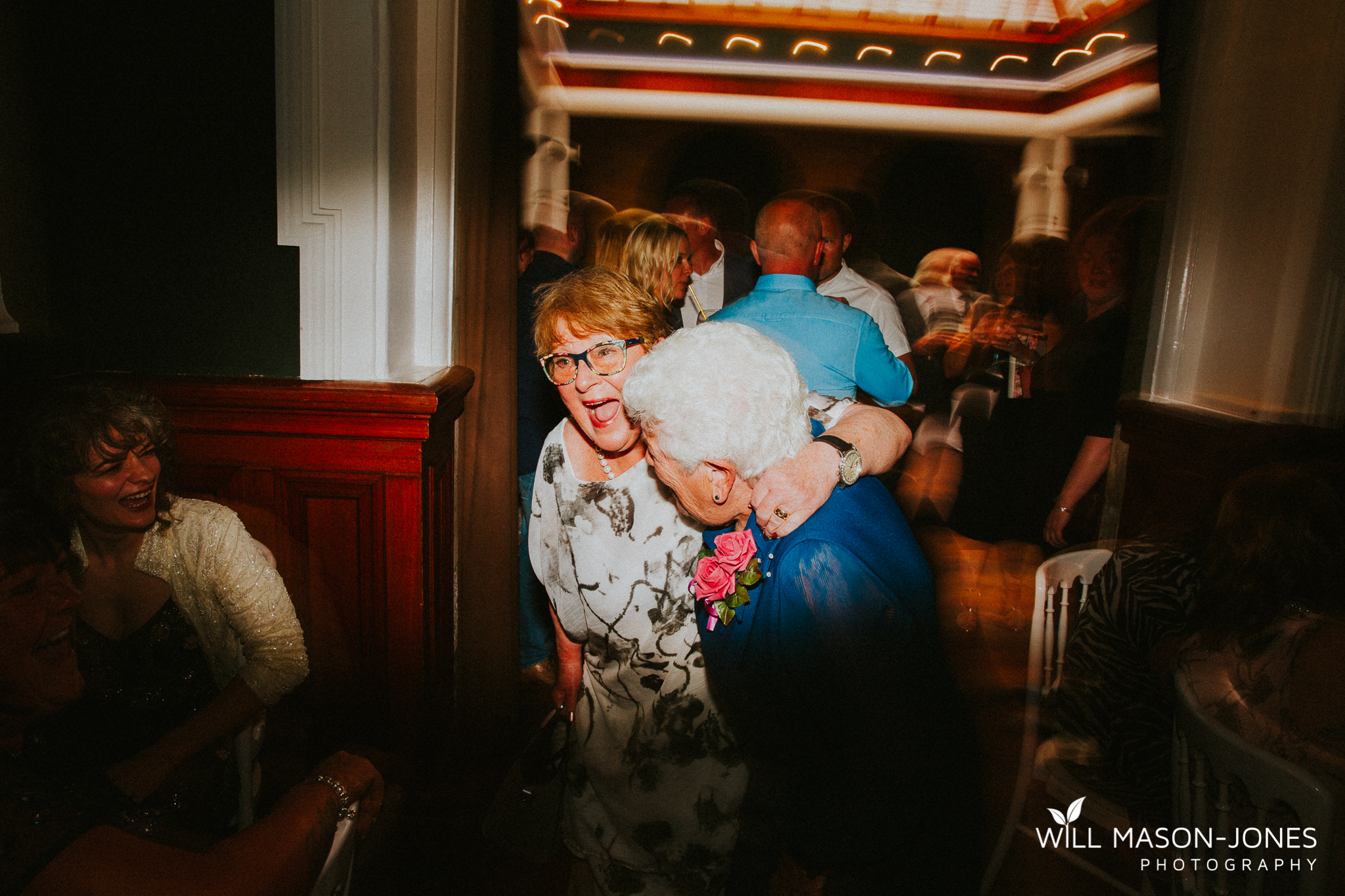  candid natural wedding photography morgans hotel swansea reception dancefloor 