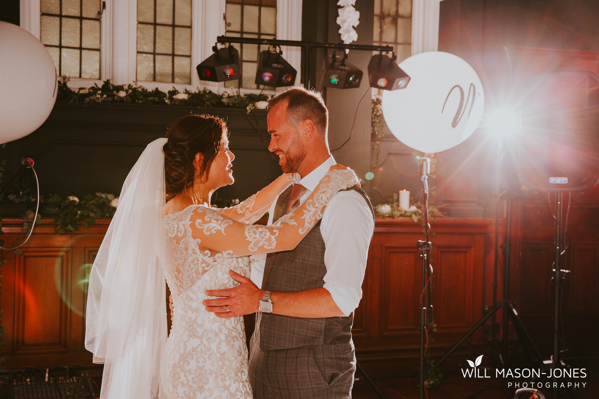  candid natural wedding photography morgans hotel swansea reception dancefloor 