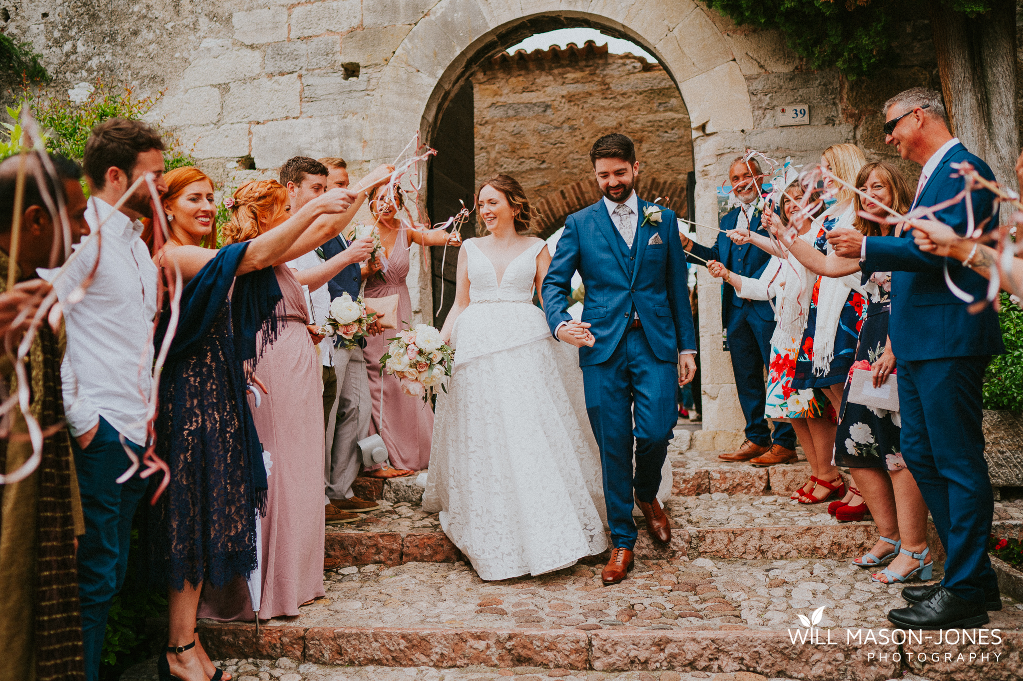  malcesine old town wedding guests candid natural photography lake garda 