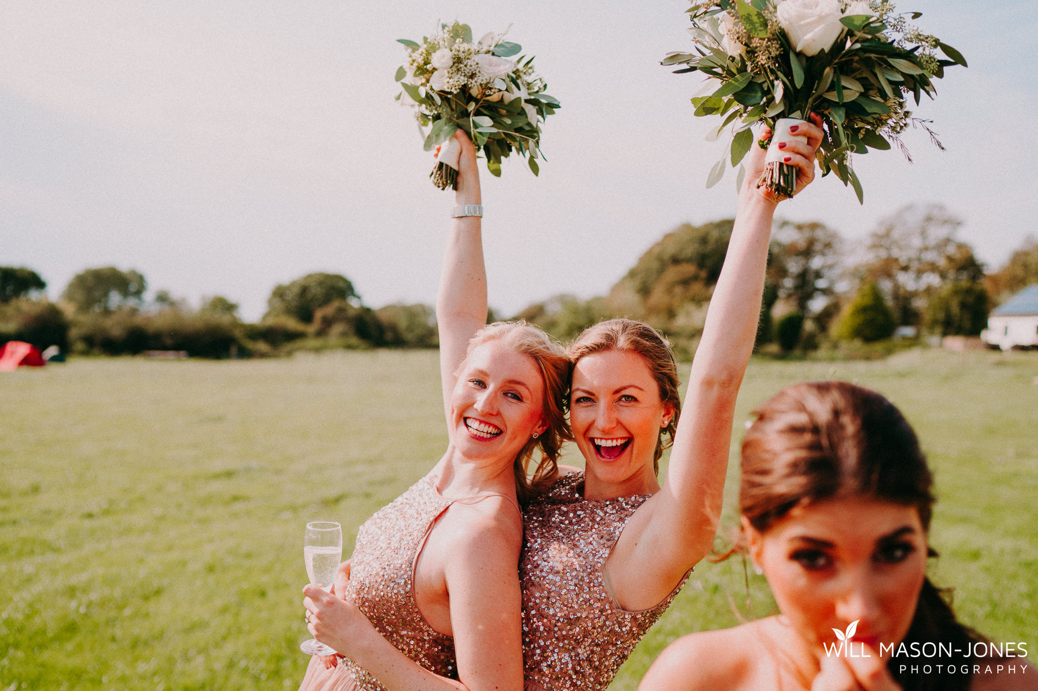  perriswood swansea festival confetti groups sunny wedding photography 