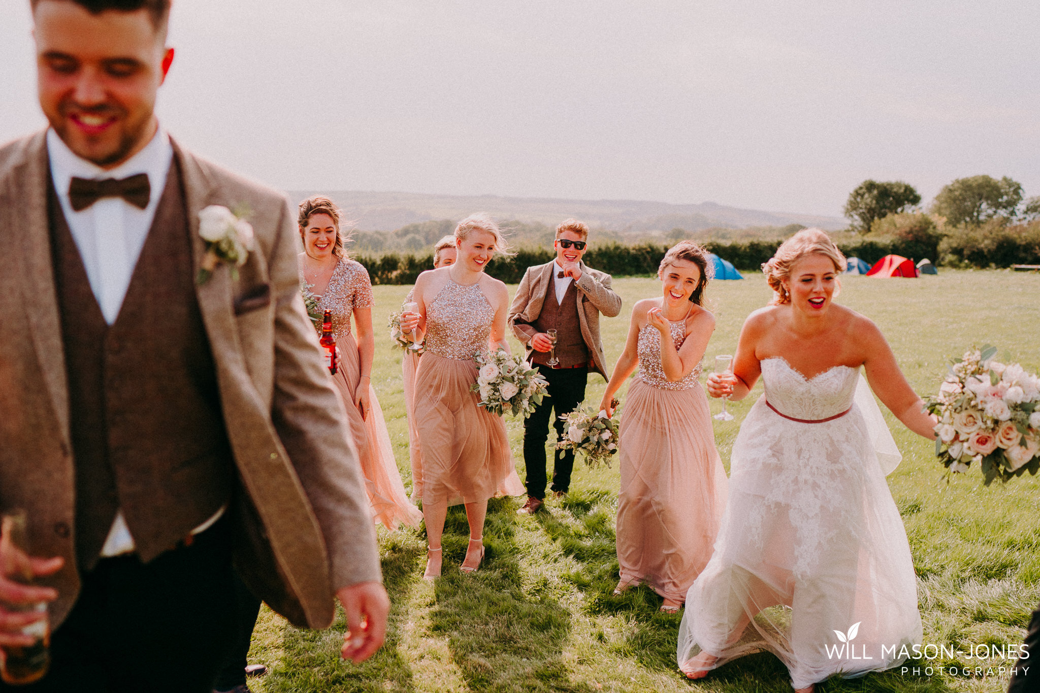  perriswood swansea festival confetti groups sunny wedding photography 