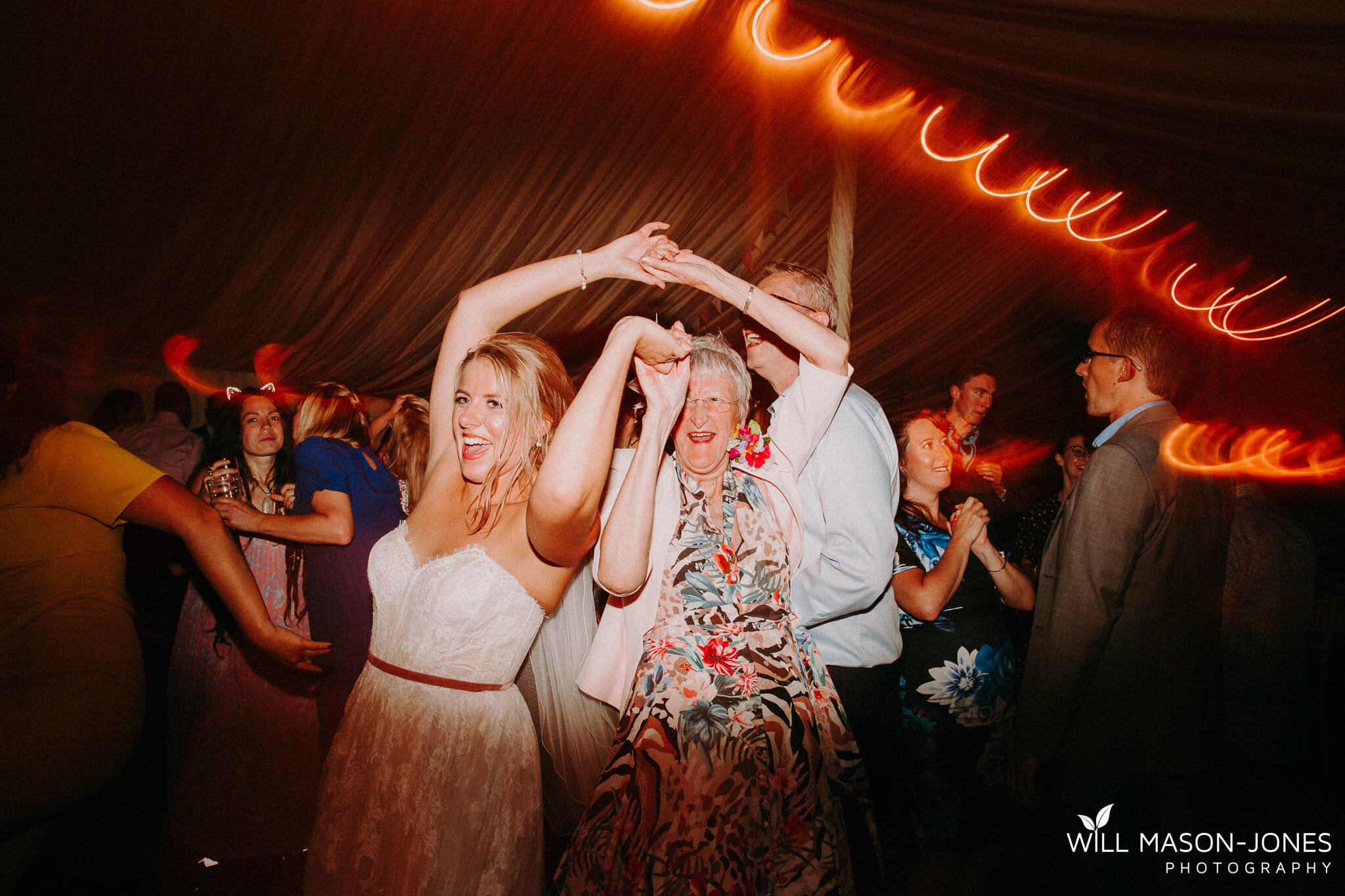  colourful energetic drunk funny swansea wedding photography dancefloor perriswood 