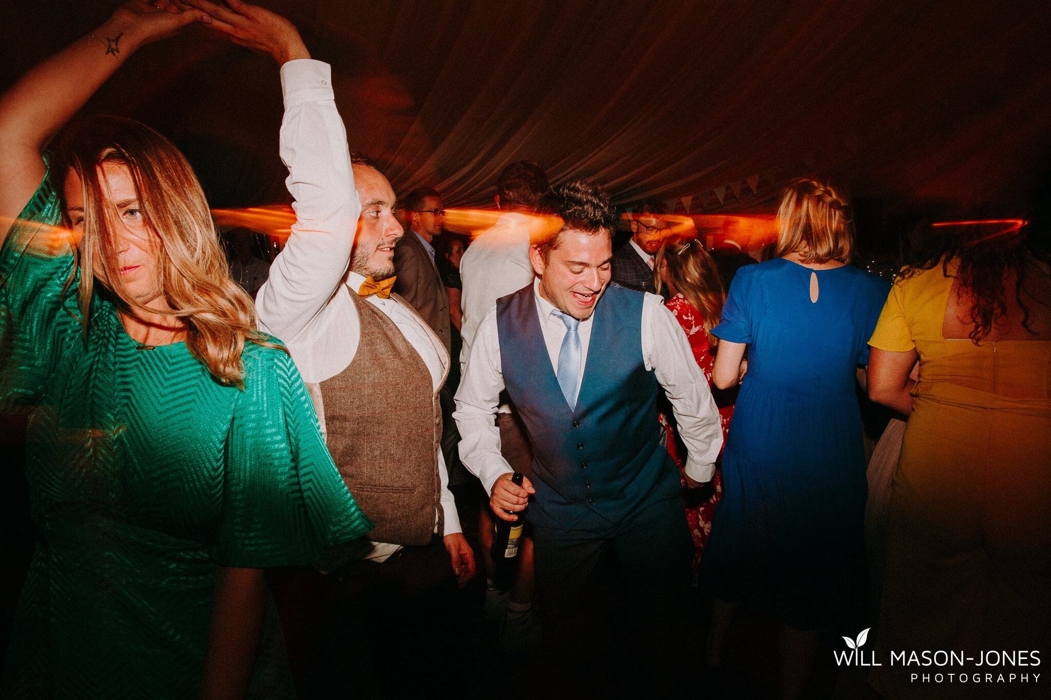  colourful energetic drunk funny swansea wedding photography dancefloor perriswood 