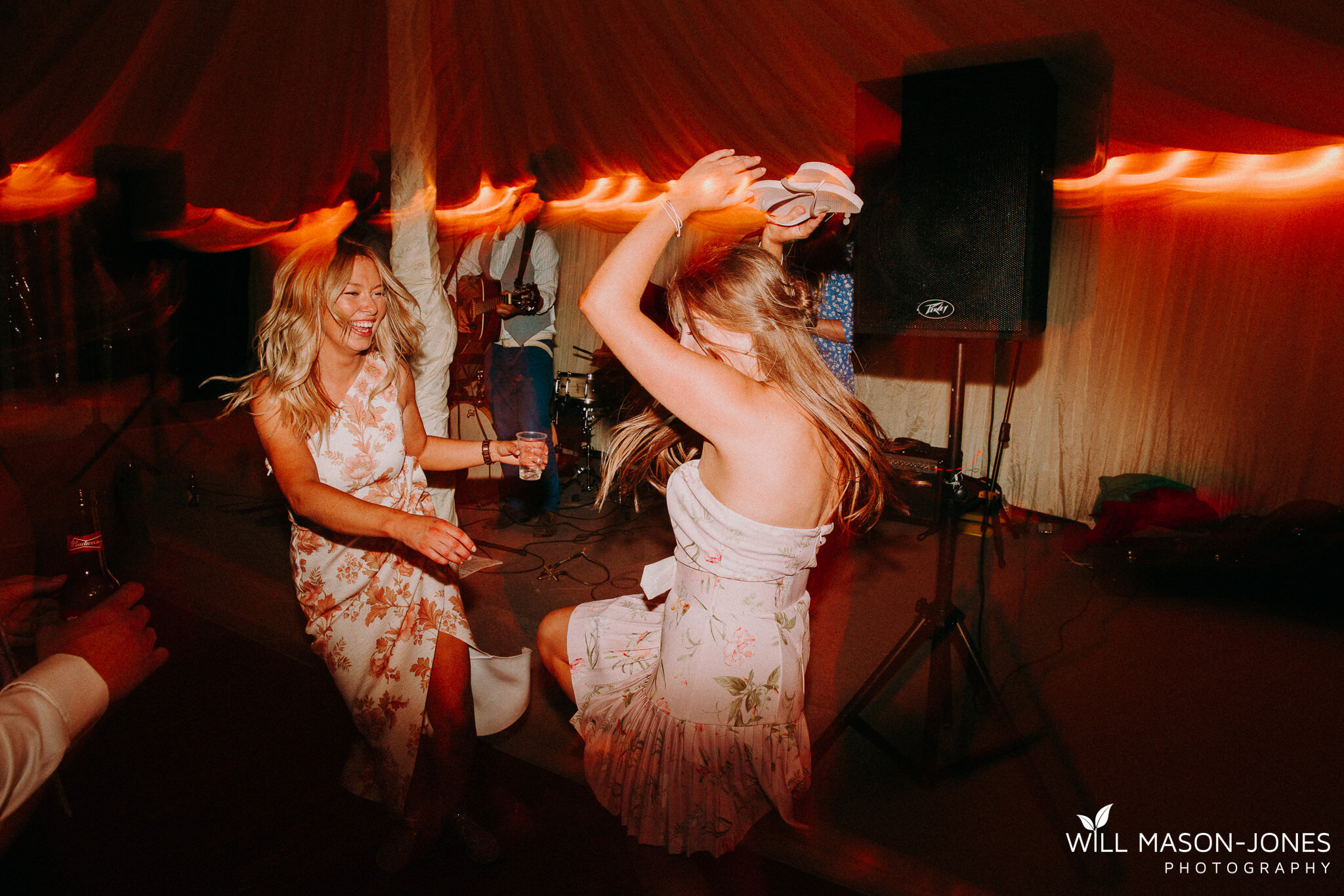  colourful energetic drunk funny swansea wedding photography dancefloor perriswood 