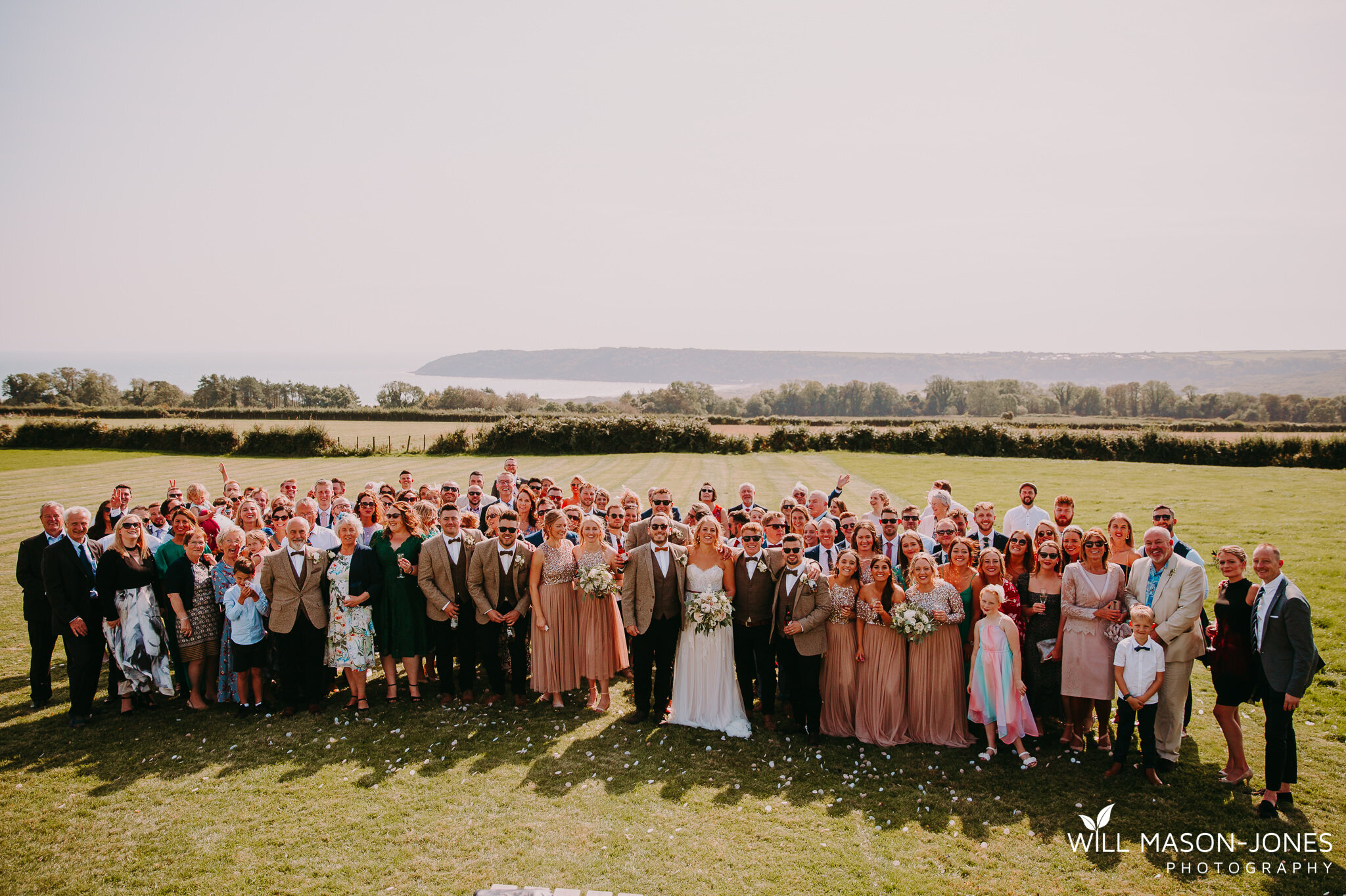 big family group photograph perriswood wedding