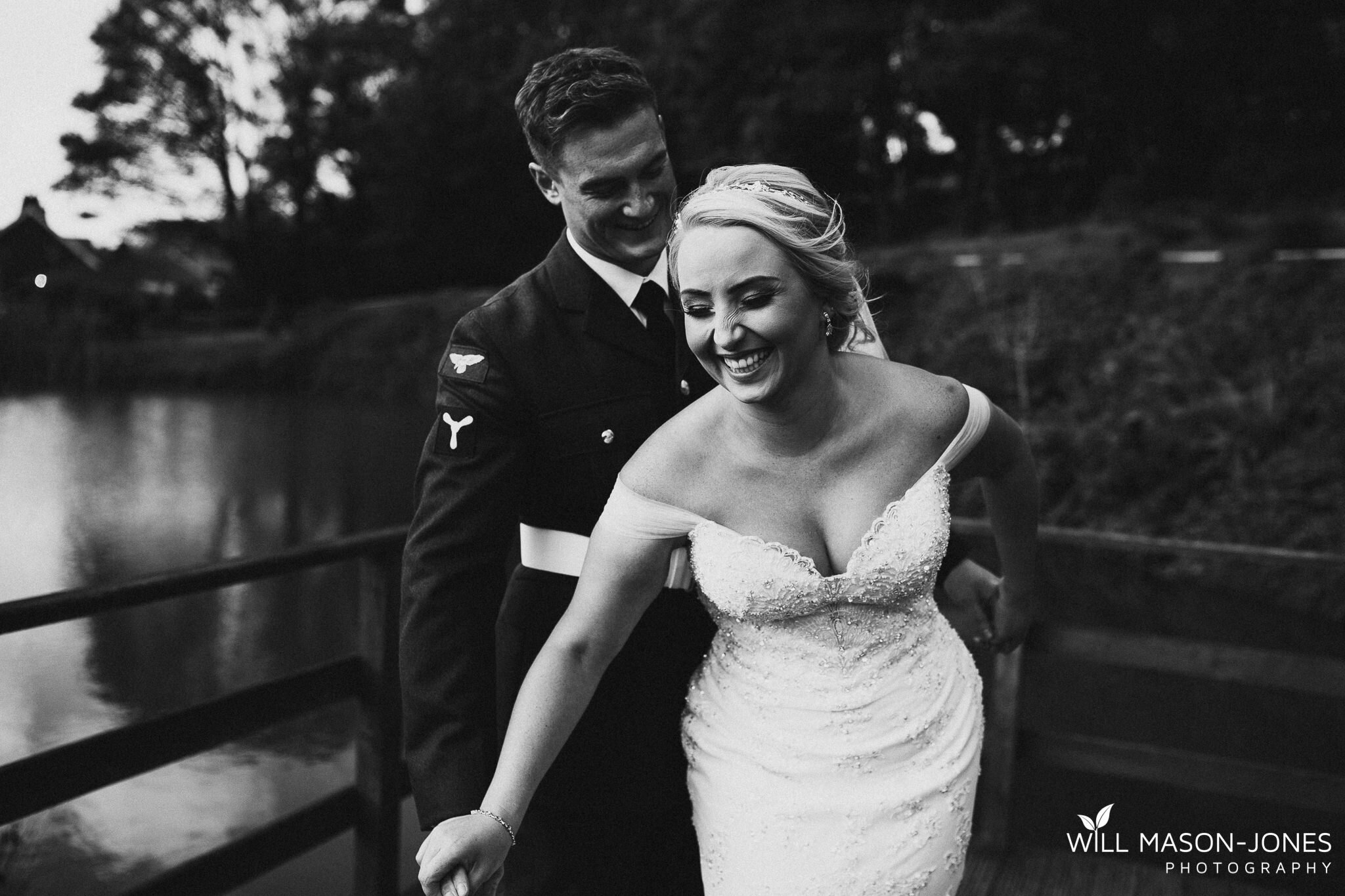  relaxed alternative couple portraits gellifawr woodland wedding photography 