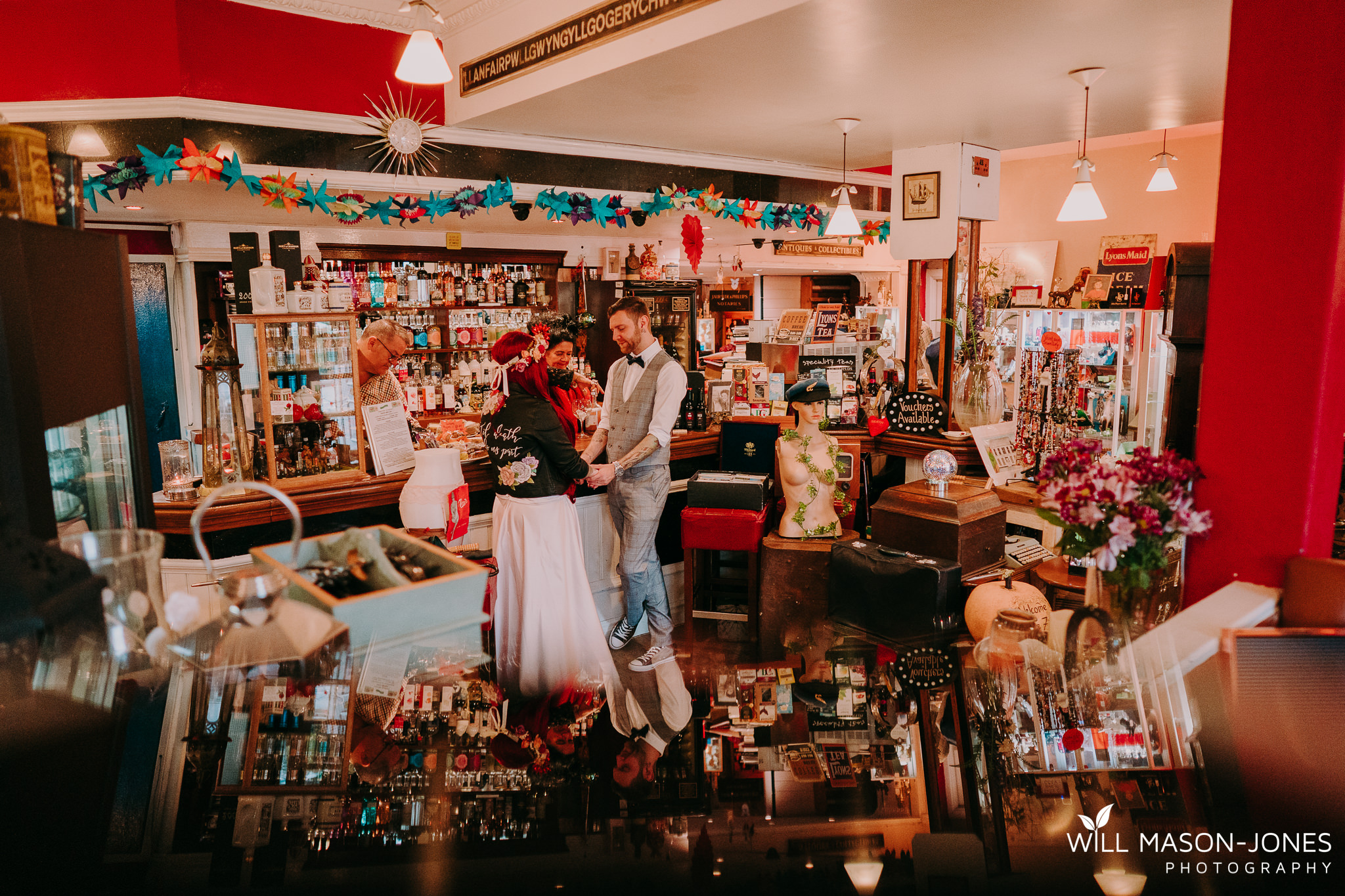  vintage 7 centre neath antique shop small alternative rock n roll wedding 