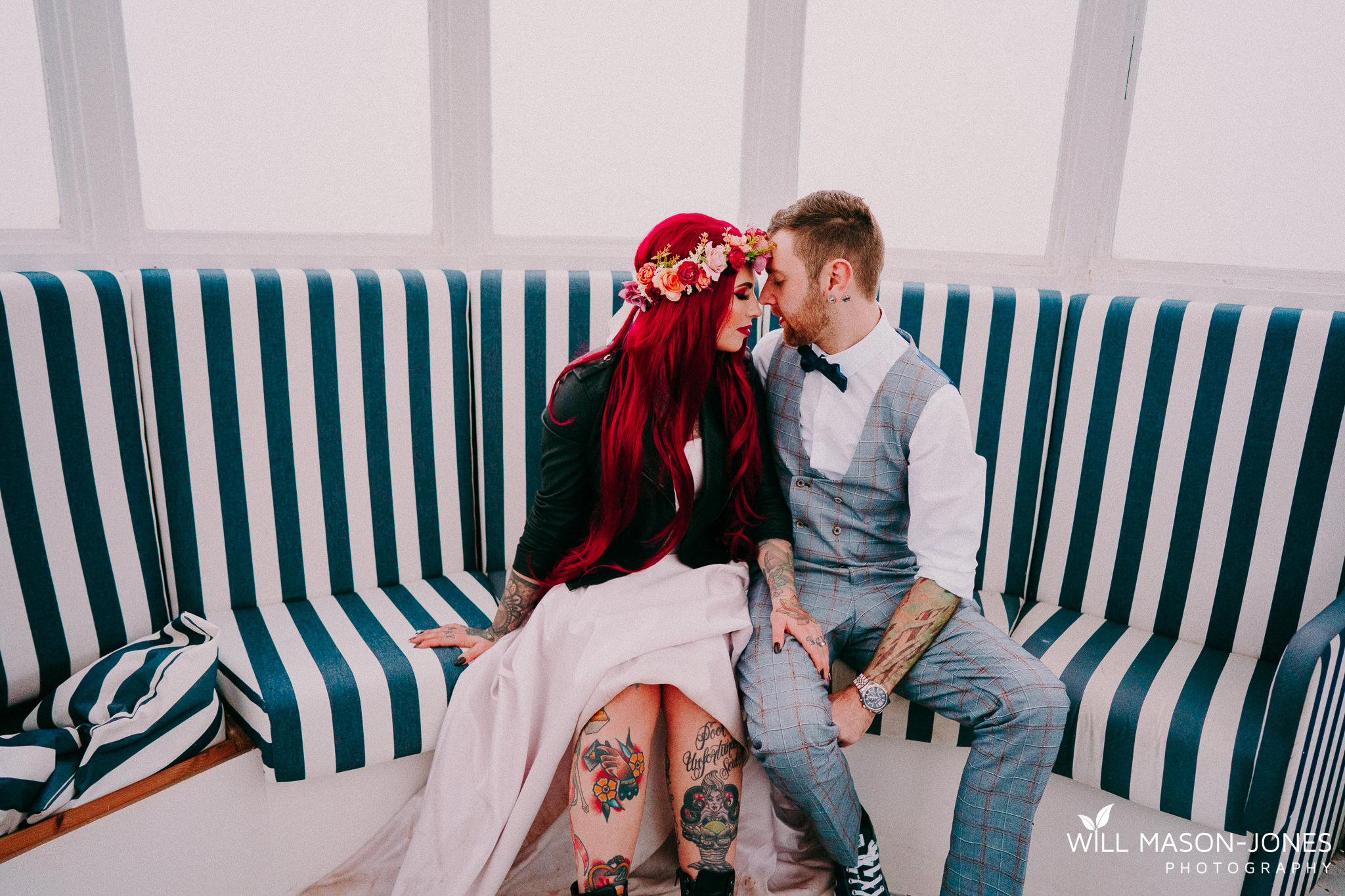 usk lighthouse alternative tattoo wedding elopement photographer