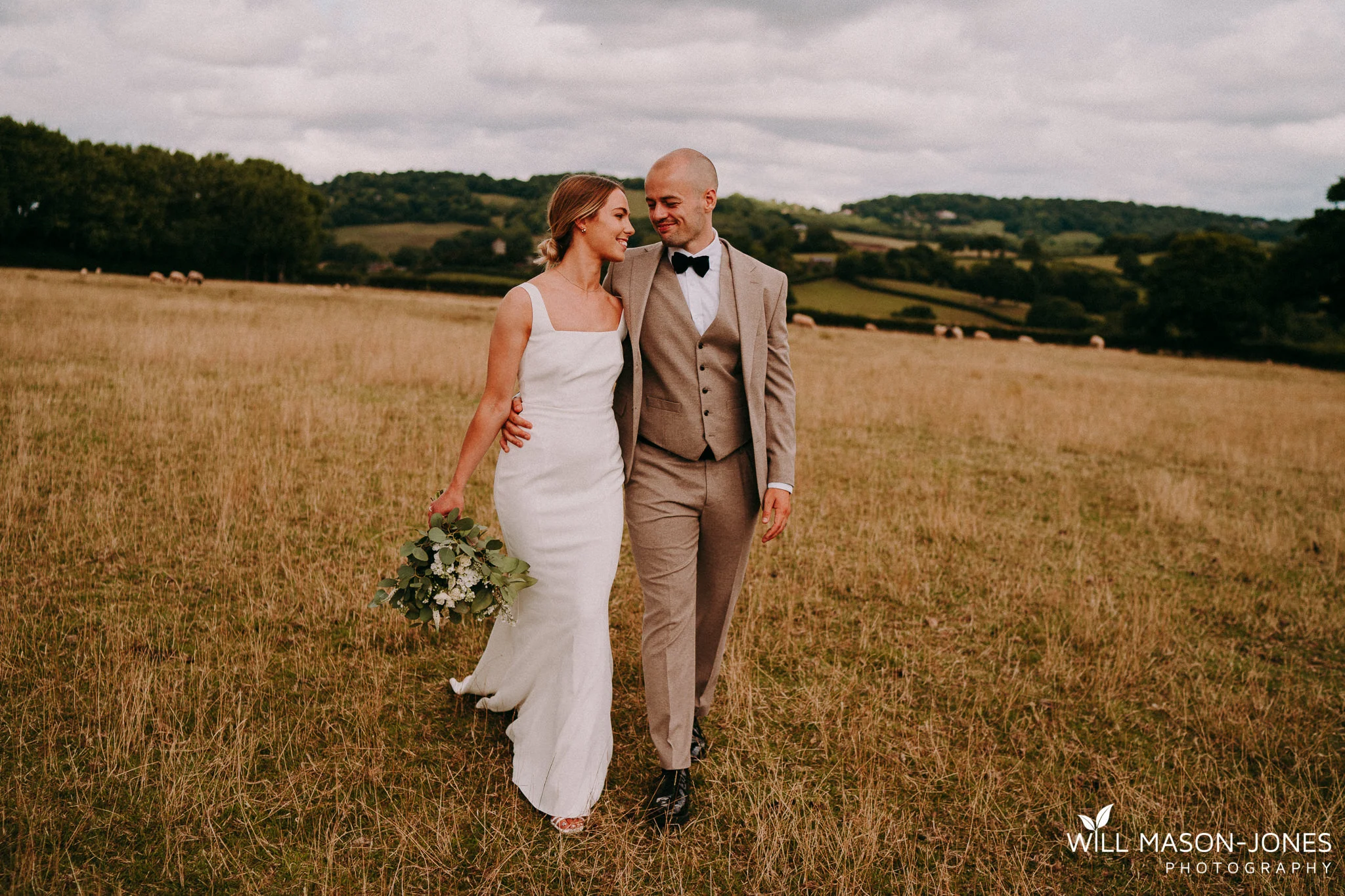 Ryan + Lauren - Maesbrook Monmouthshire Small Outdoor Wedding Photography