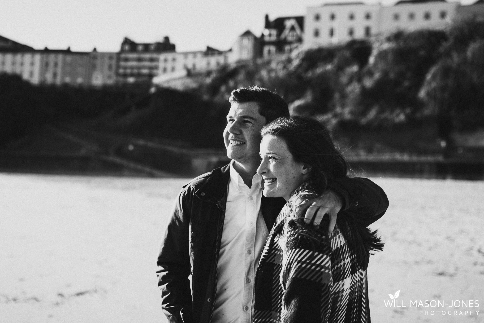  natural relaxed pre wedding photographer in tenby west wales 