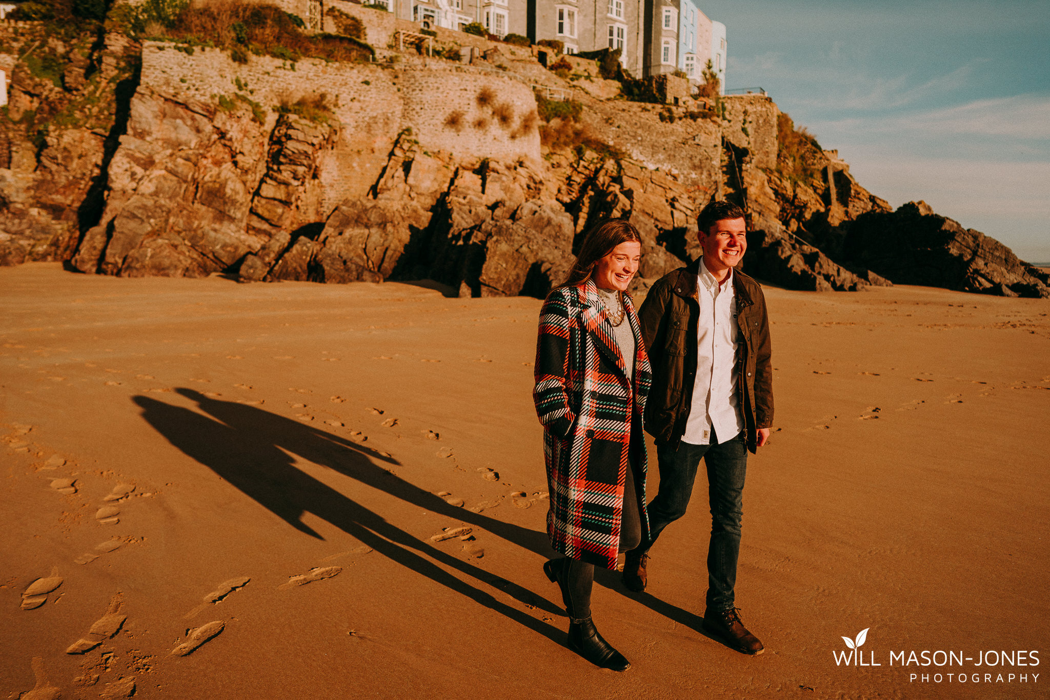  natural relaxed pre wedding photographer in tenby west wales 