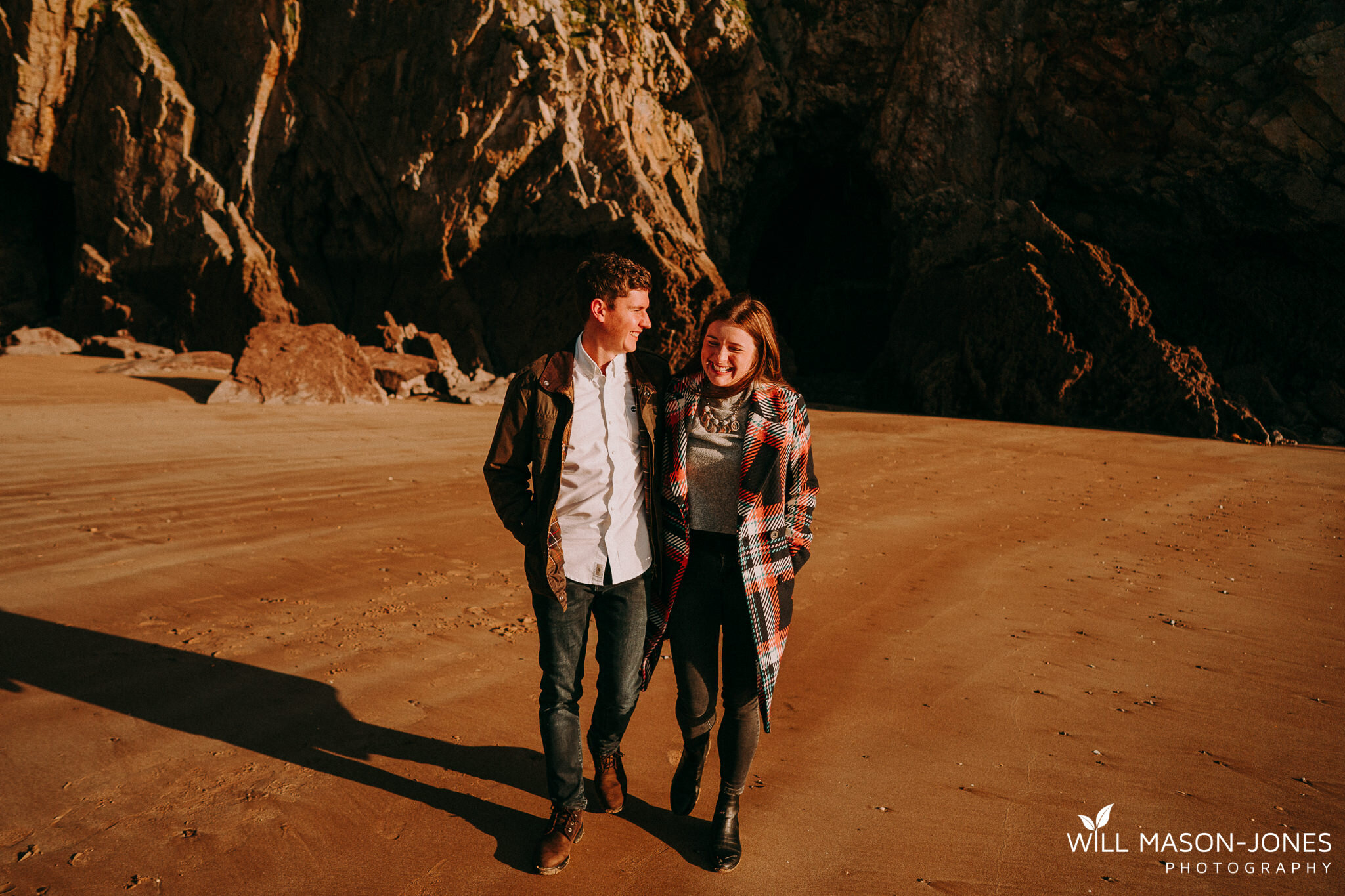  natural relaxed pre wedding photographer in tenby west wales 