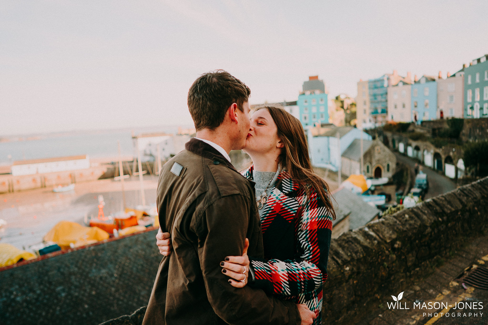  natural relaxed pre wedding photographer in tenby west wales 