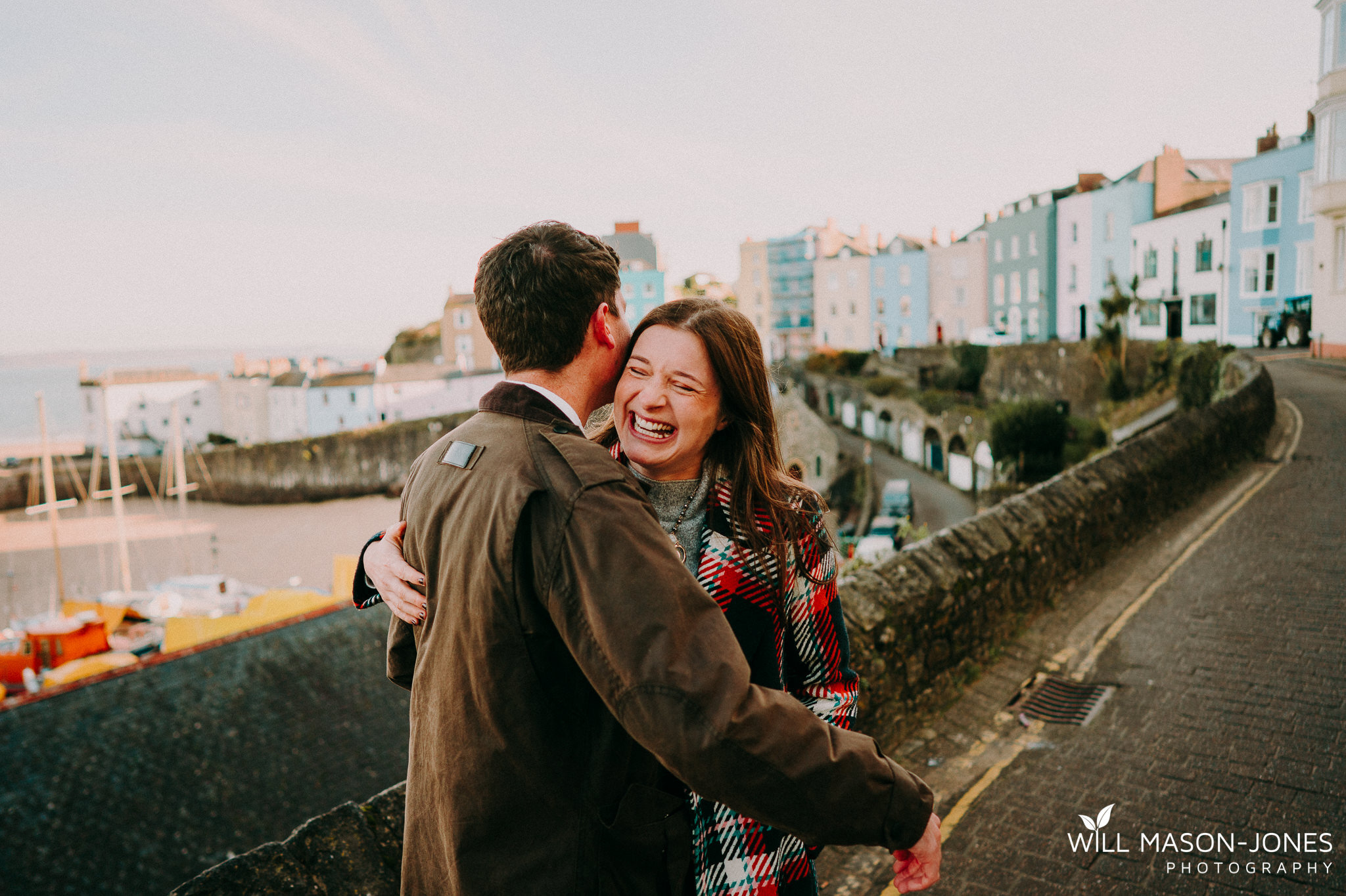  natural relaxed pre wedding photographer in tenby west wales 