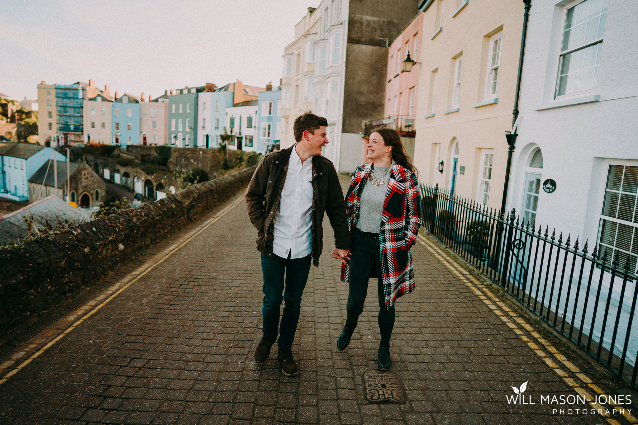  natural relaxed pre wedding photographer in tenby west wales 