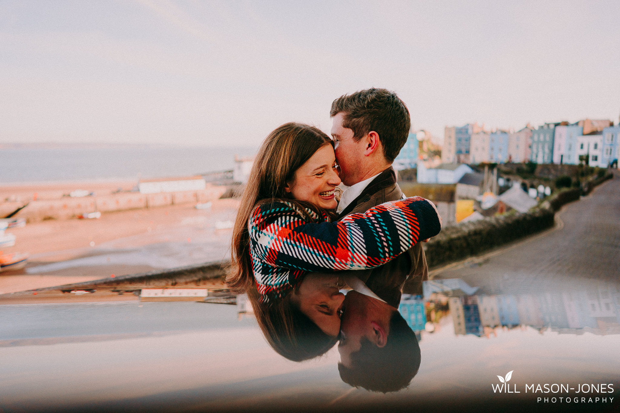  natural relaxed pre wedding photographer in tenby west wales 