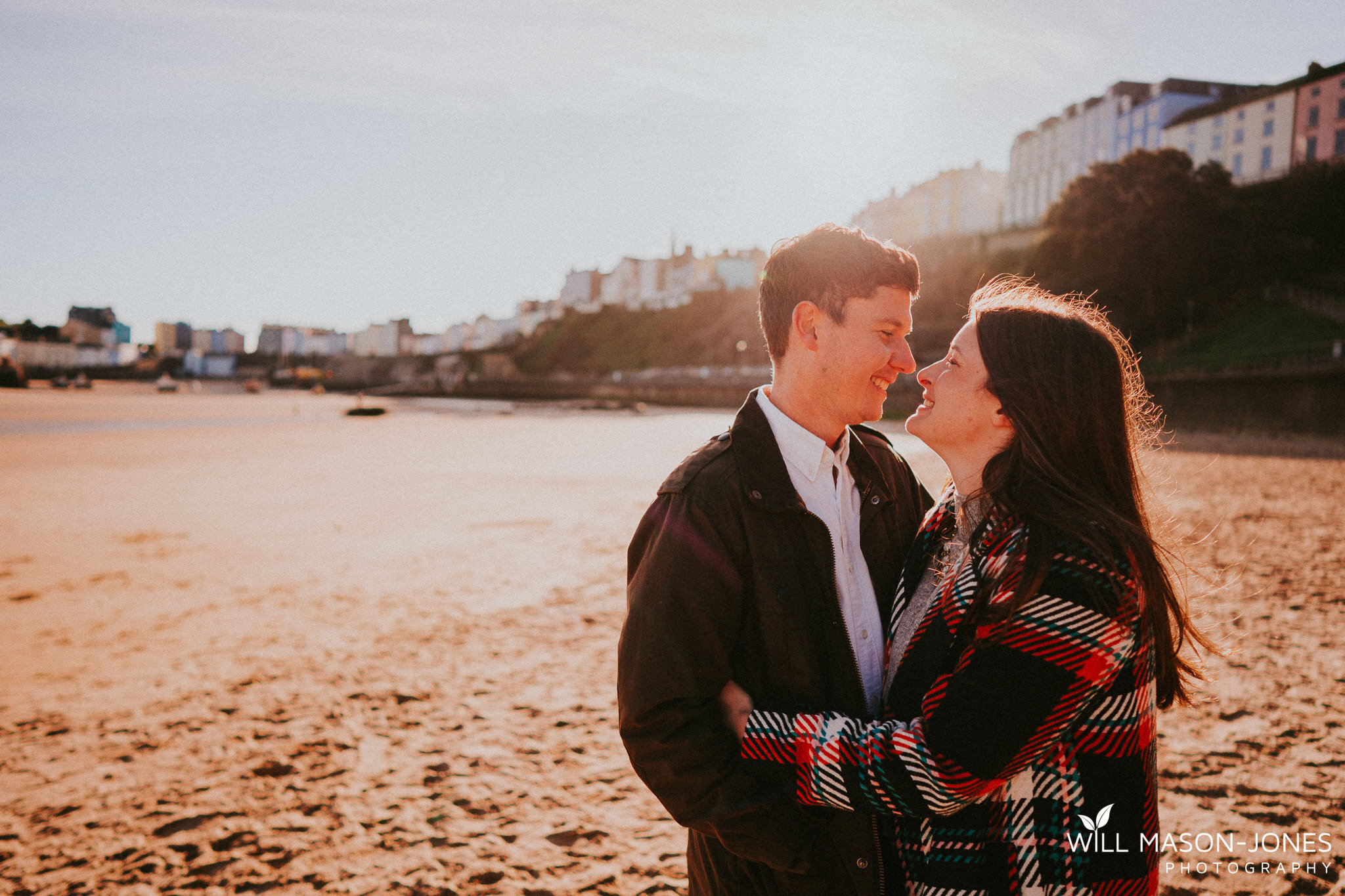  natural relaxed pre wedding photographer in tenby west wales 