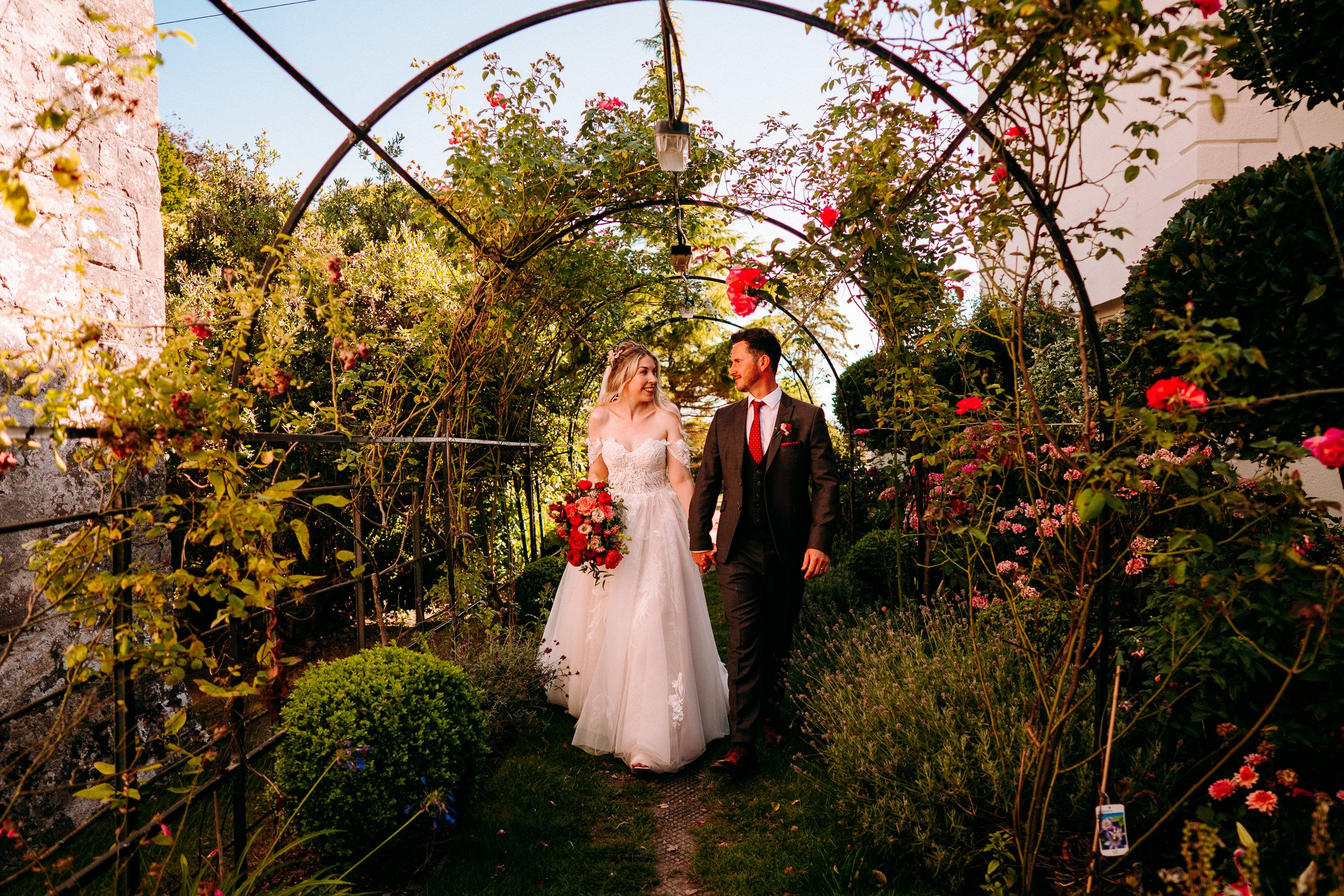  relaxed colourful natural wedding photography gileston manor south wales 