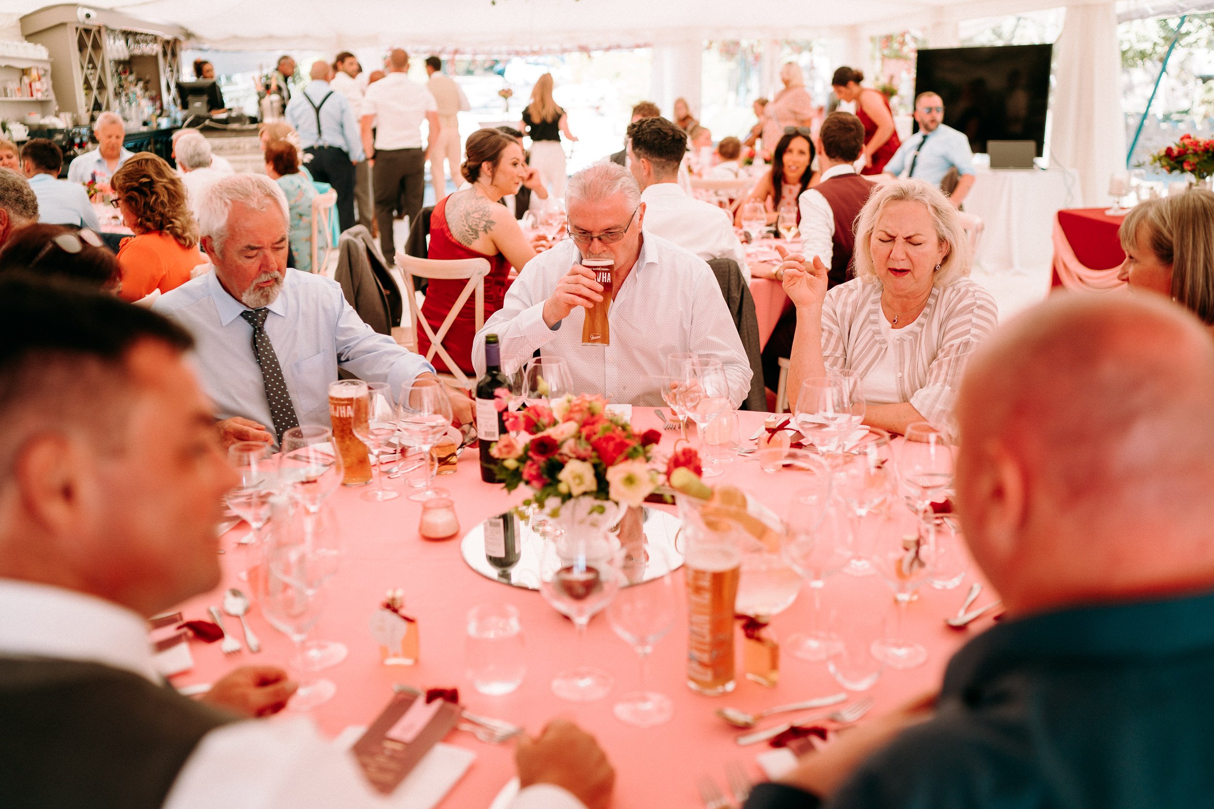  relaxed colourful natural wedding photography gileston manor south wales 