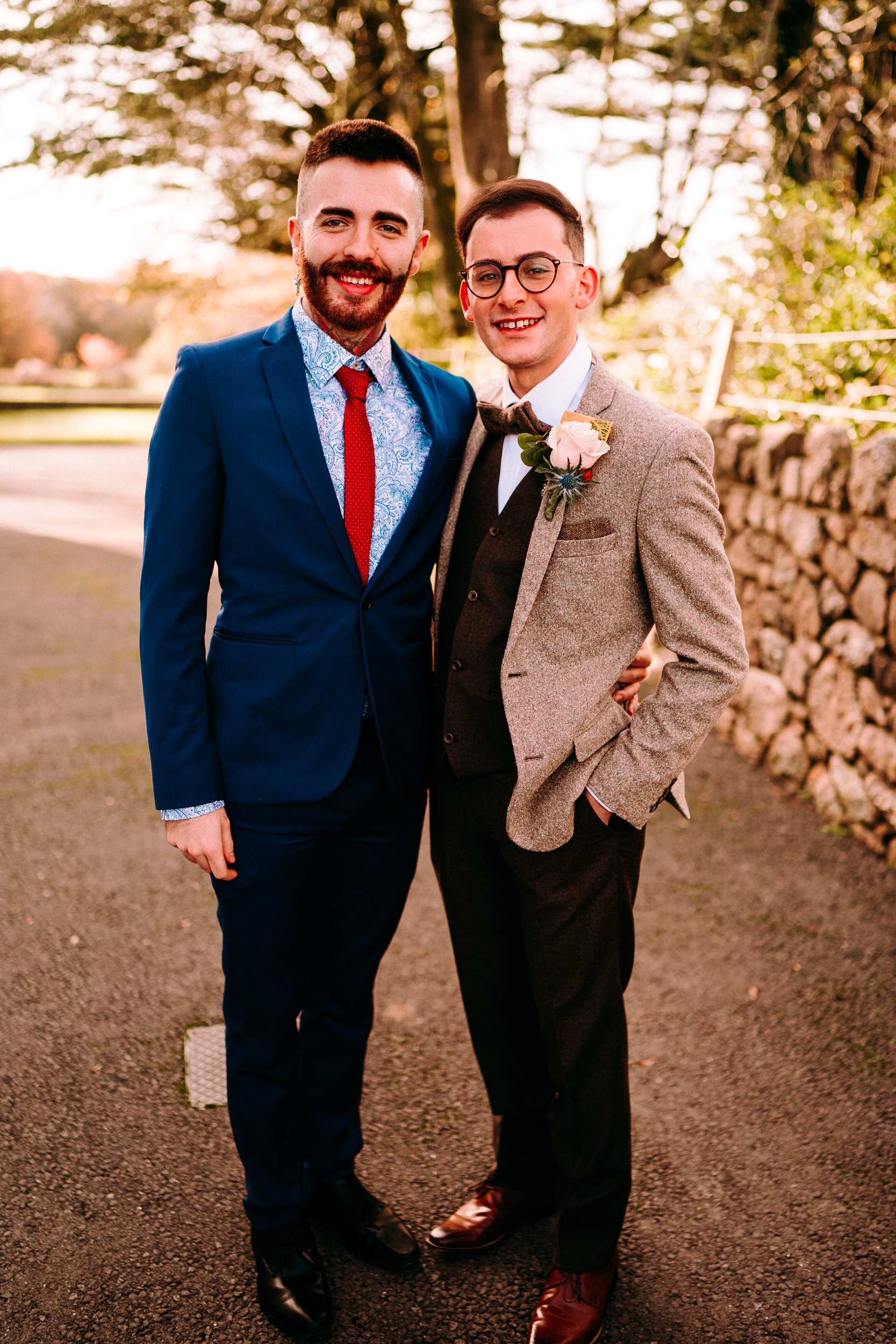  king arthur gower swansea relaxed fun gay wedding photography 