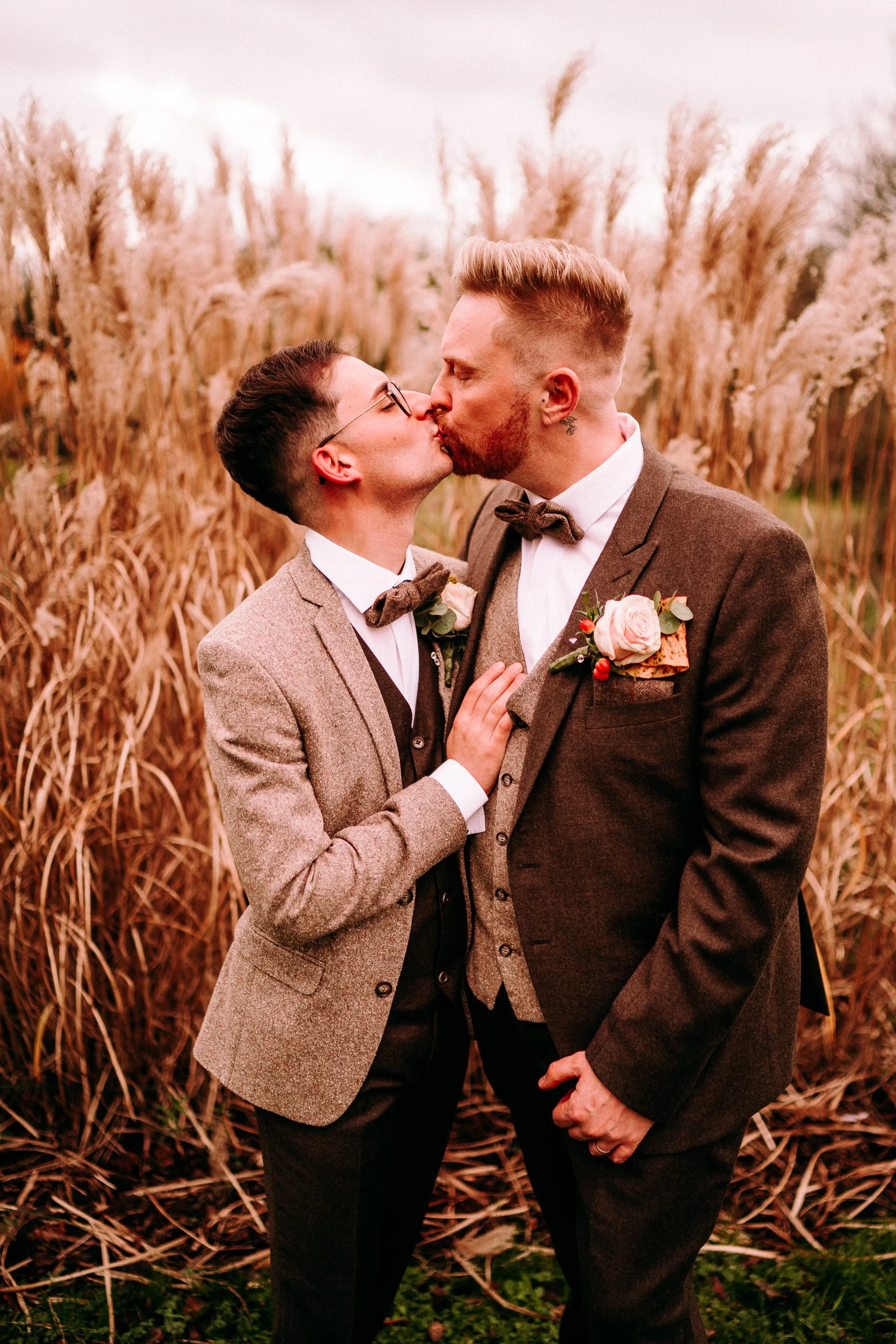 Andrew  + Antoine - Cosy Autumn Wedding at The King Arthur Hotel, Gower, Swansea