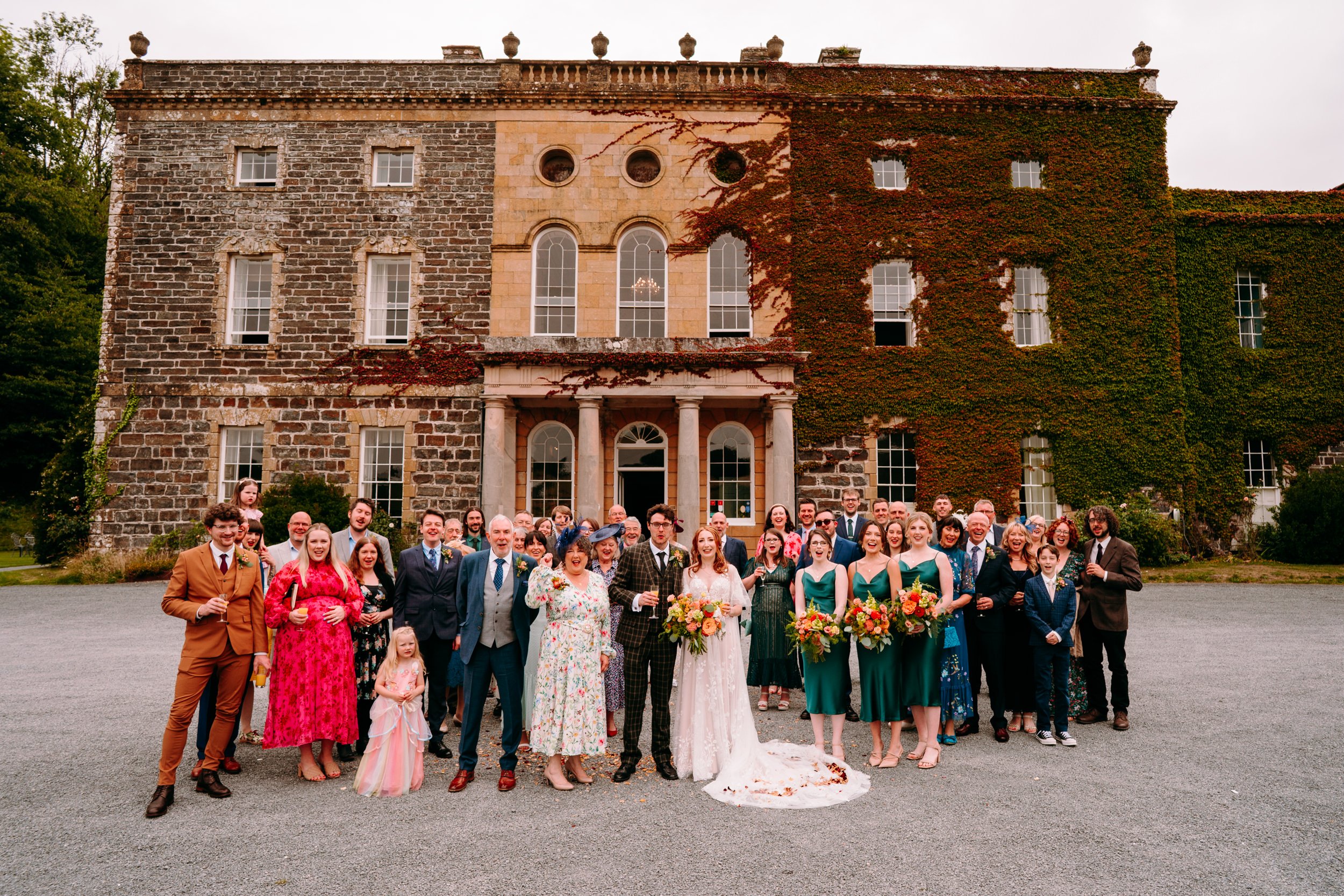  nanteos natural colourful Aberystwyth wedding photographer 