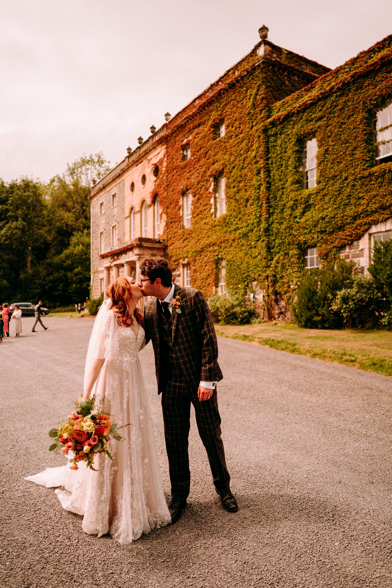  nanteos natural colourful Aberystwyth wedding photographer 