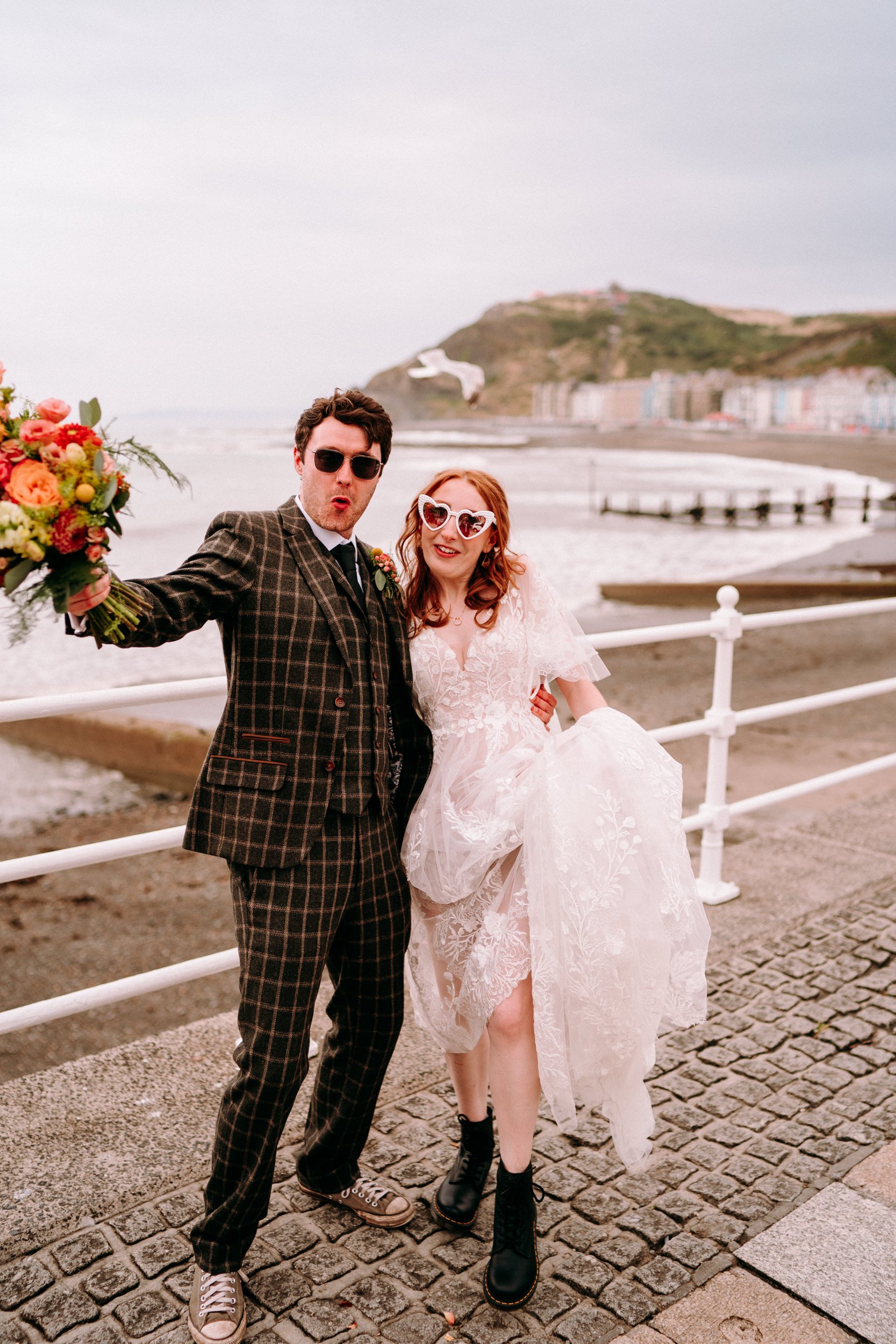  nanteos natural colourful Aberystwyth wedding photographer 